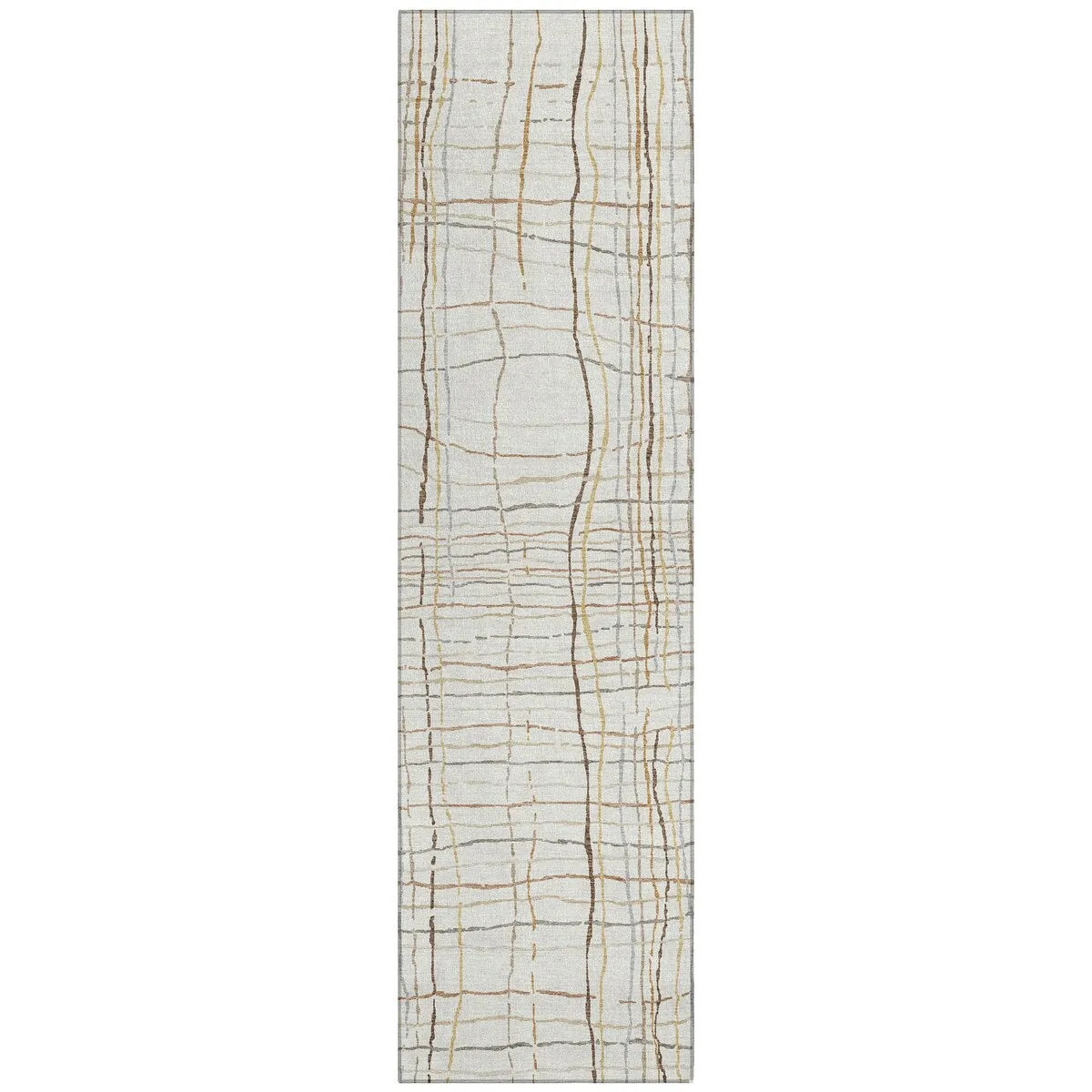 Machine Washable Indoor/ Outdoor Modern Century Chantille Rug