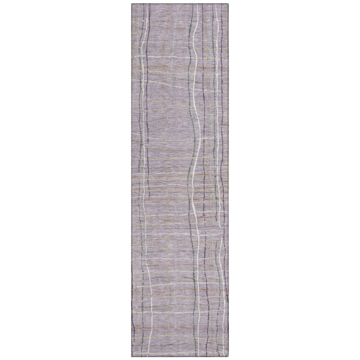 Machine Washable Indoor/ Outdoor Modern Century Chantille Rug
