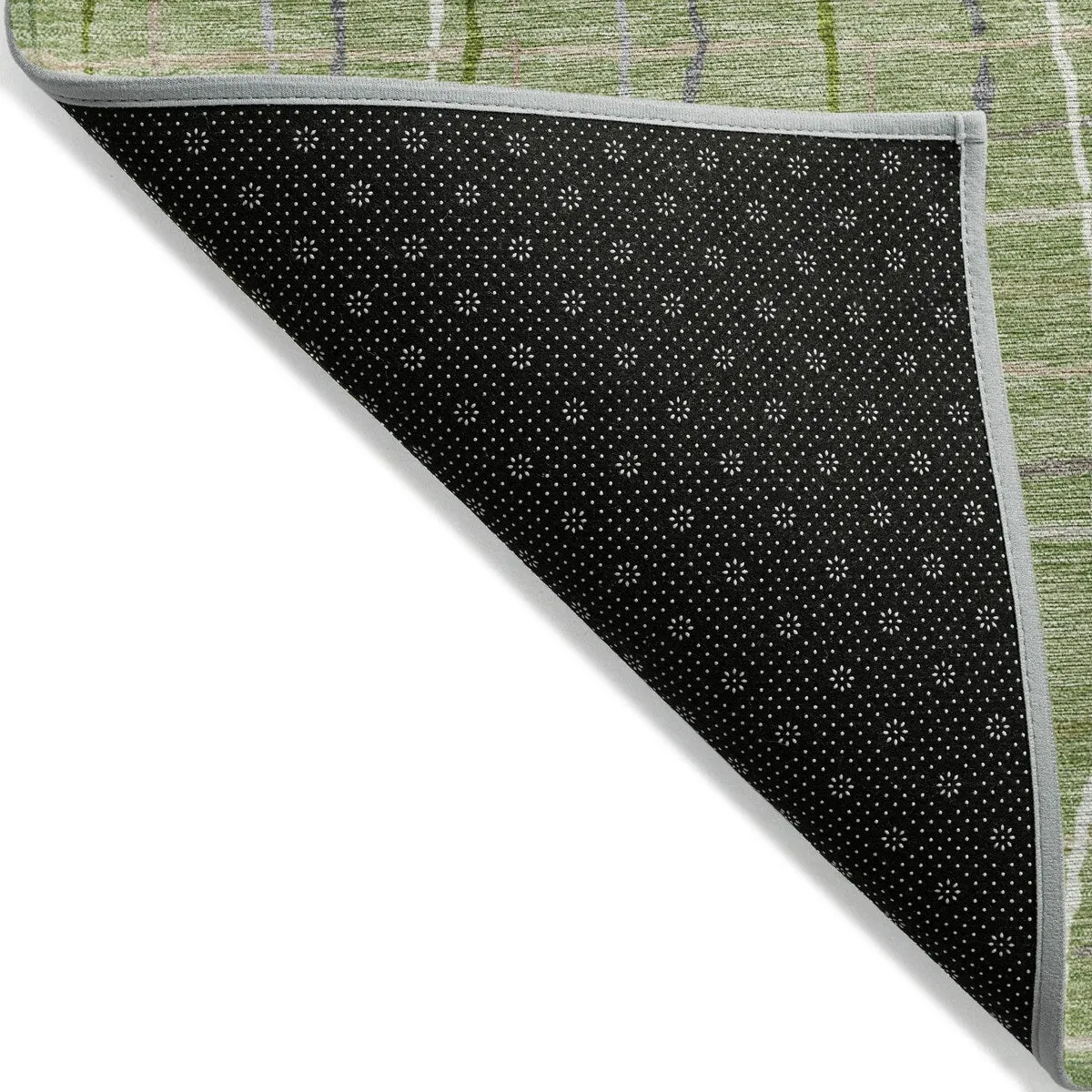 Machine Washable Indoor/ Outdoor Modern Century Chantille Rug