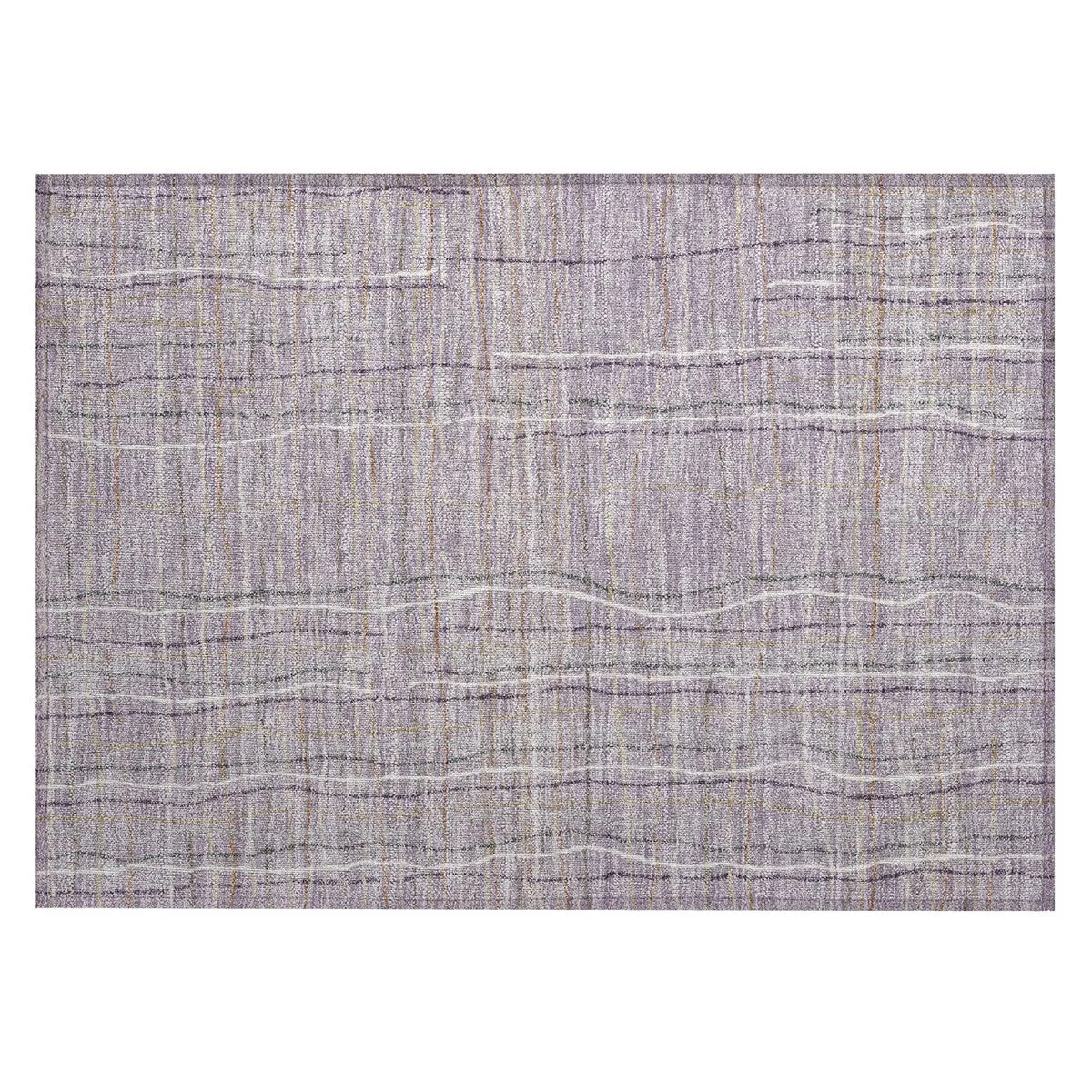 Machine Washable Indoor/ Outdoor Modern Century Chantille Rug