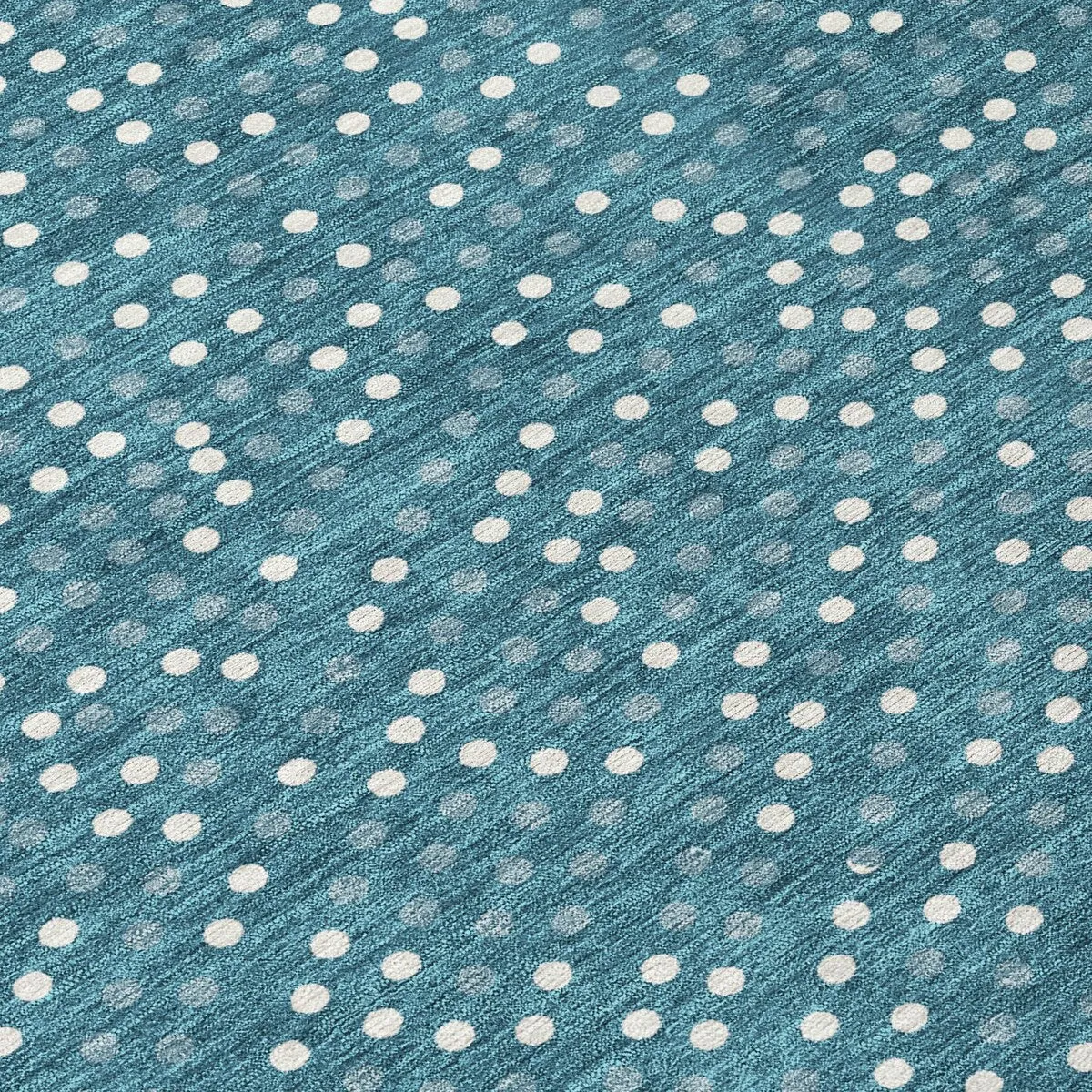 Machine Washable Indoor/ Outdoor Modern Dotty Chantille Rug