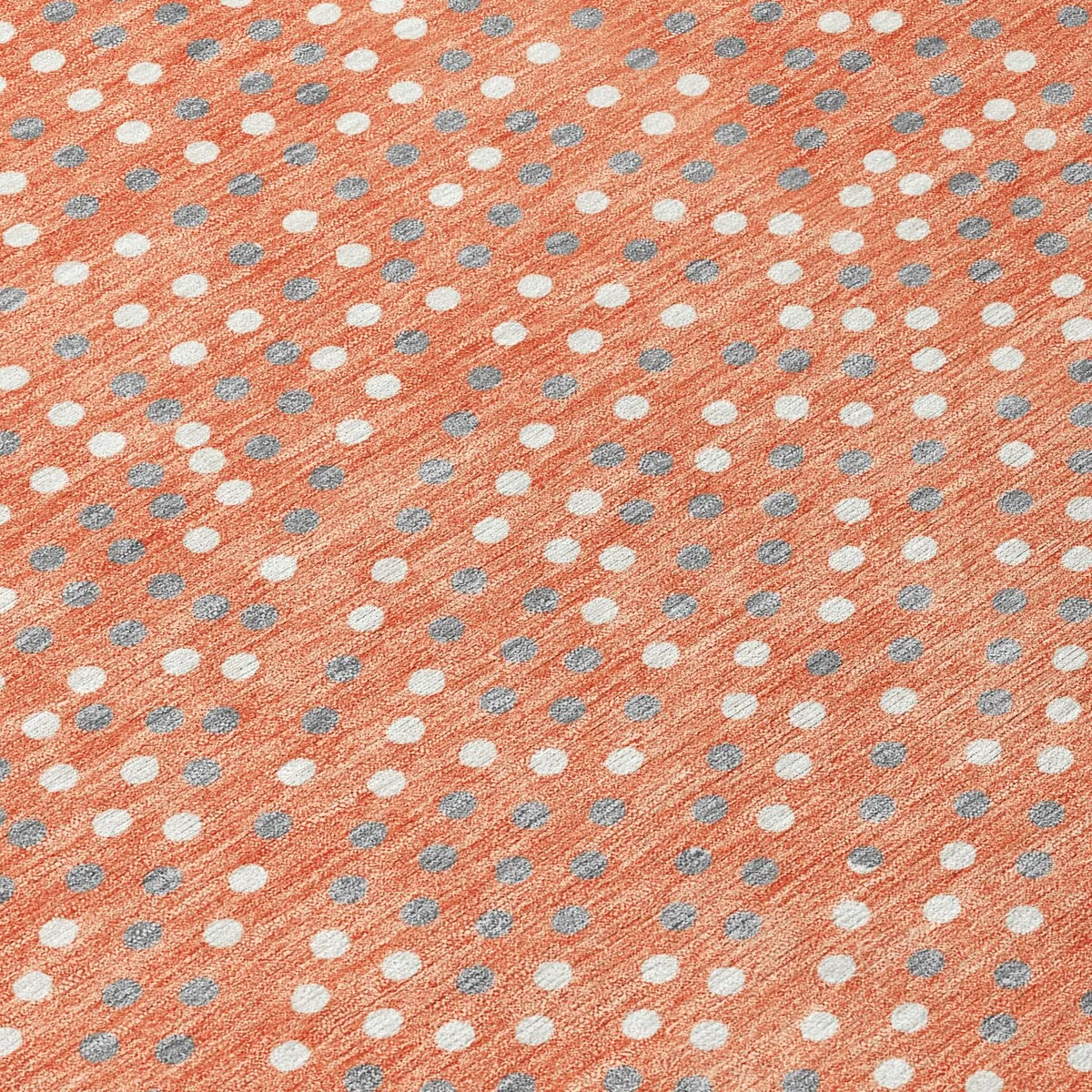 Machine Washable Indoor/ Outdoor Modern Dotty Chantille Rug