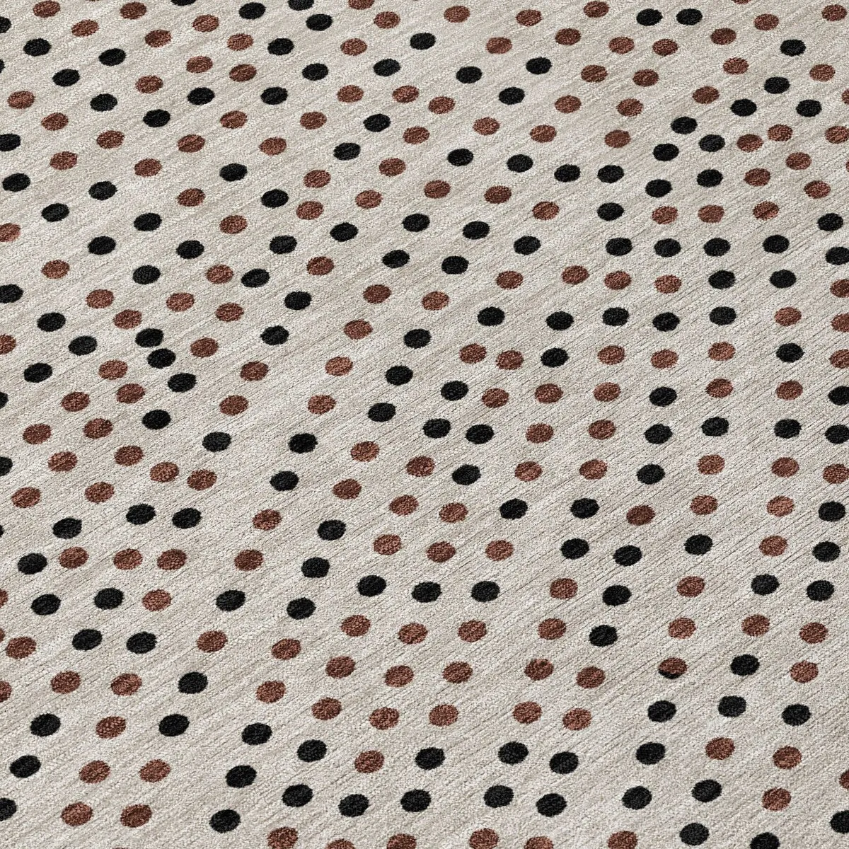 Machine Washable Indoor/ Outdoor Modern Dotty Chantille Rug