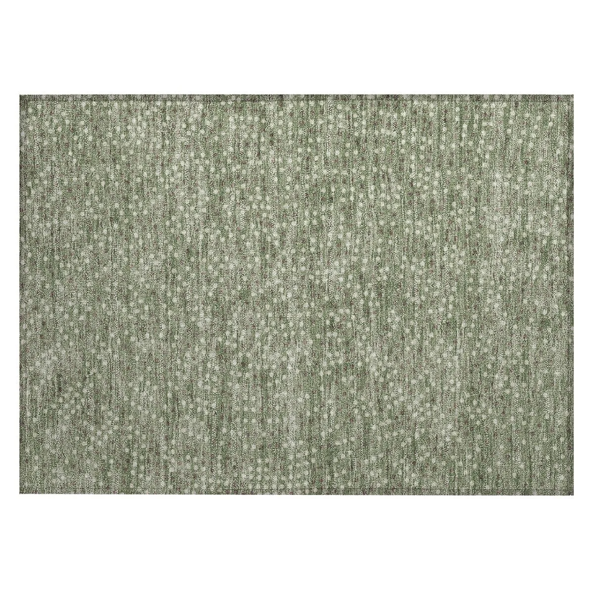 Machine Washable Indoor/ Outdoor Modern Dotty Chantille Rug
