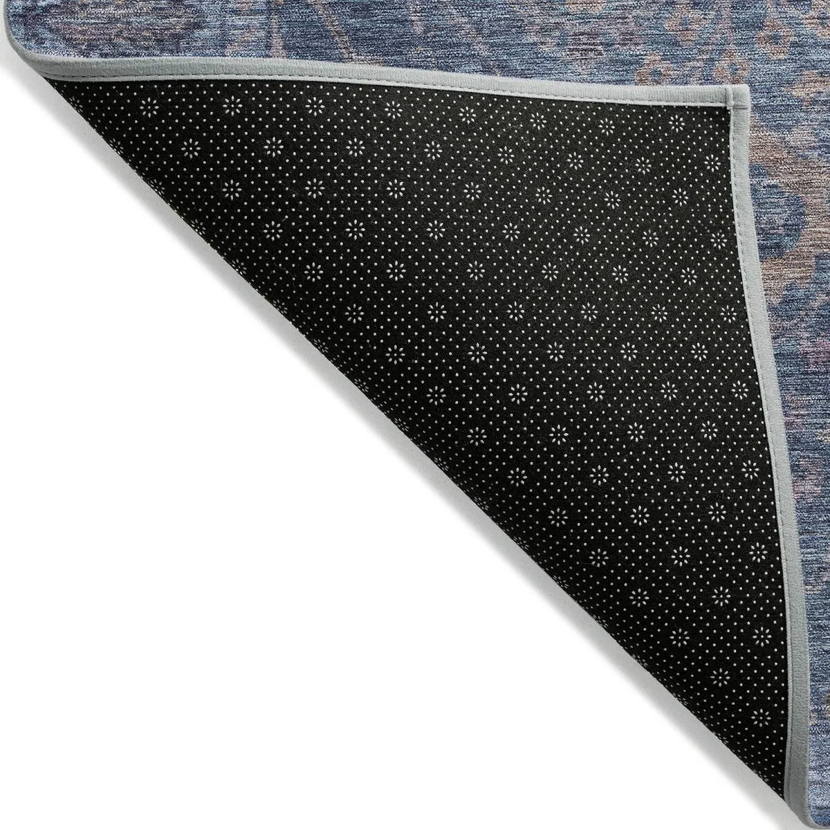 Machine Washable Indoor/ Outdoor Vintage Traditional Chantille Rug