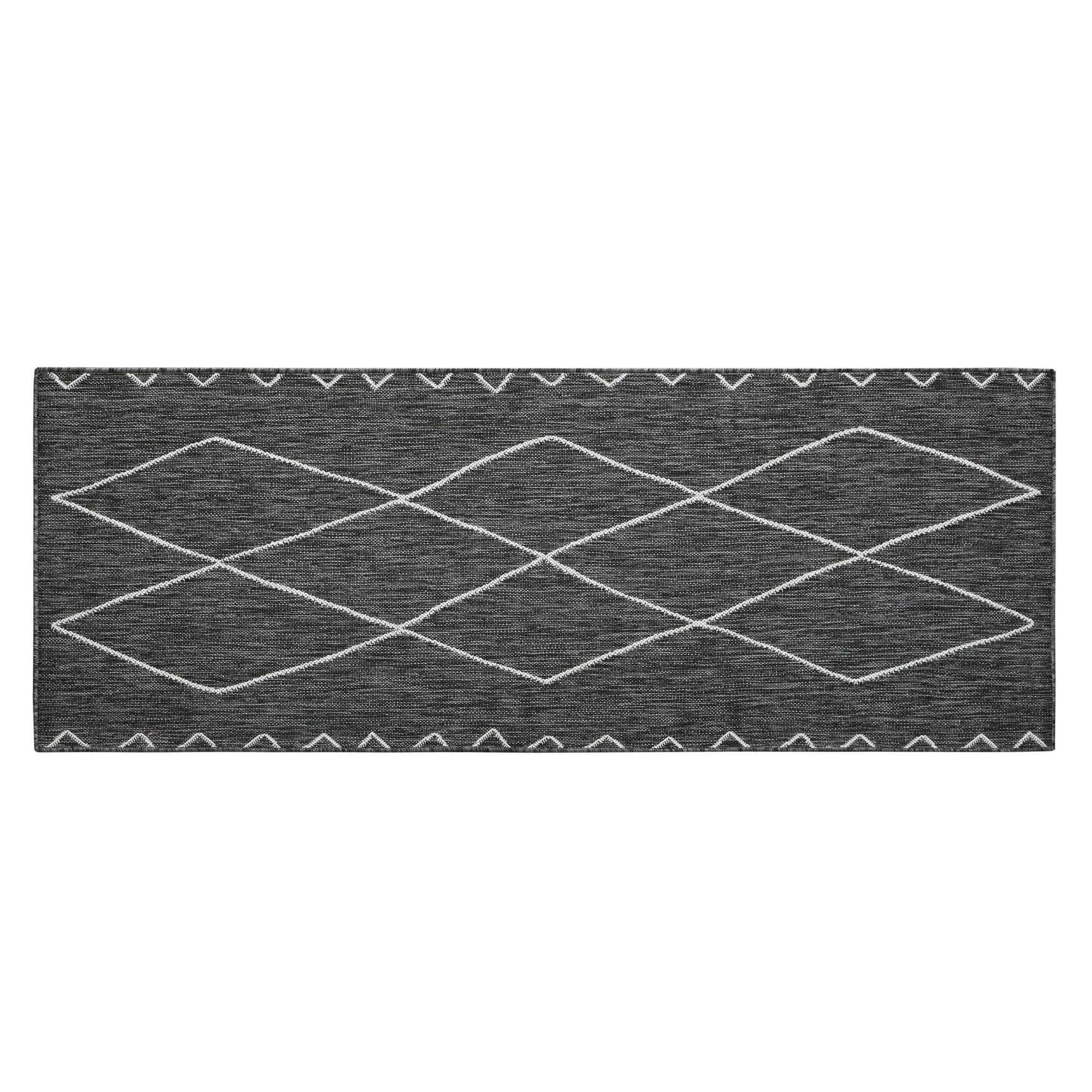 Madison Park Maya Grey/ White Moroccan Indoor/Outdoor Rug