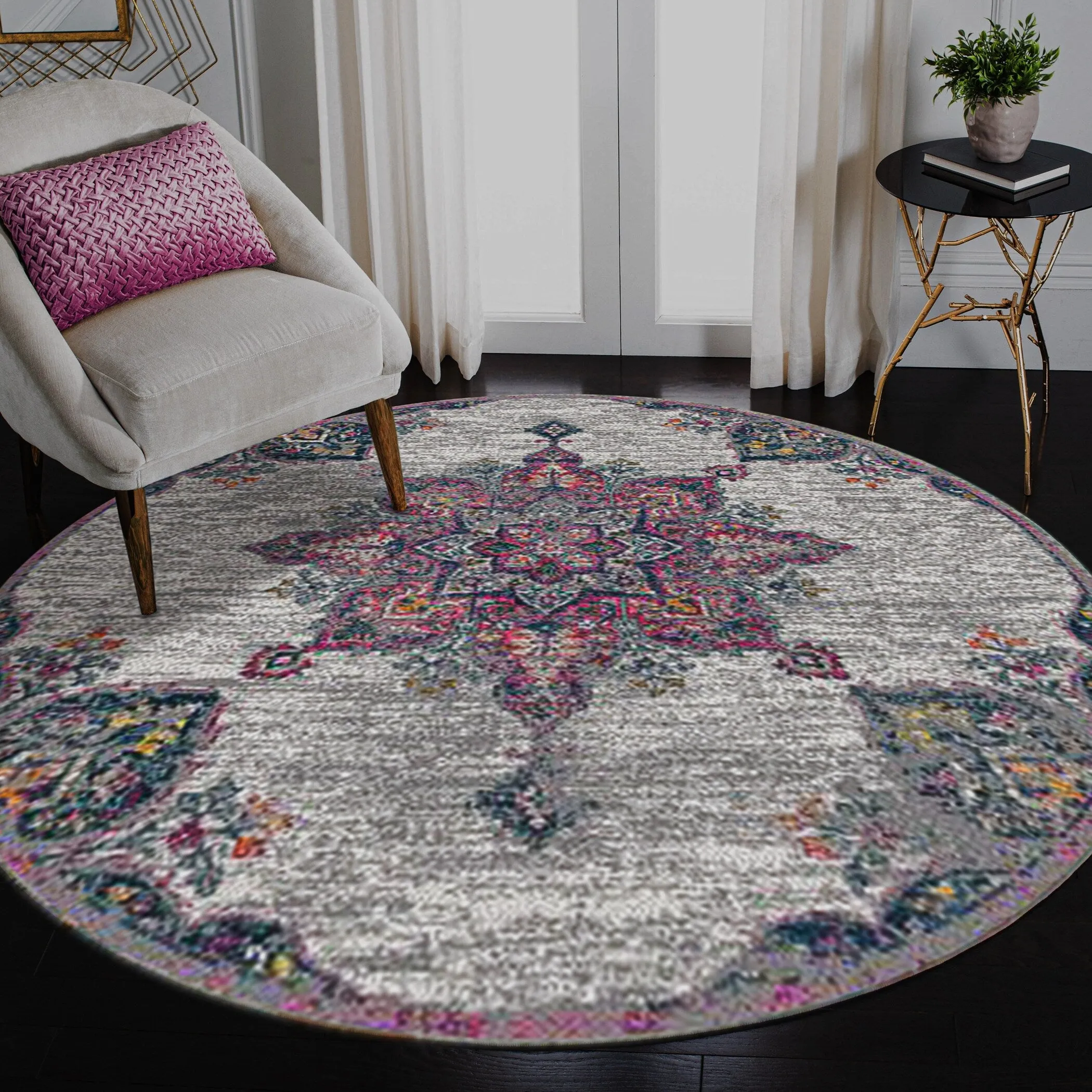Magi Marissa Bohemian Medallion Area Rug