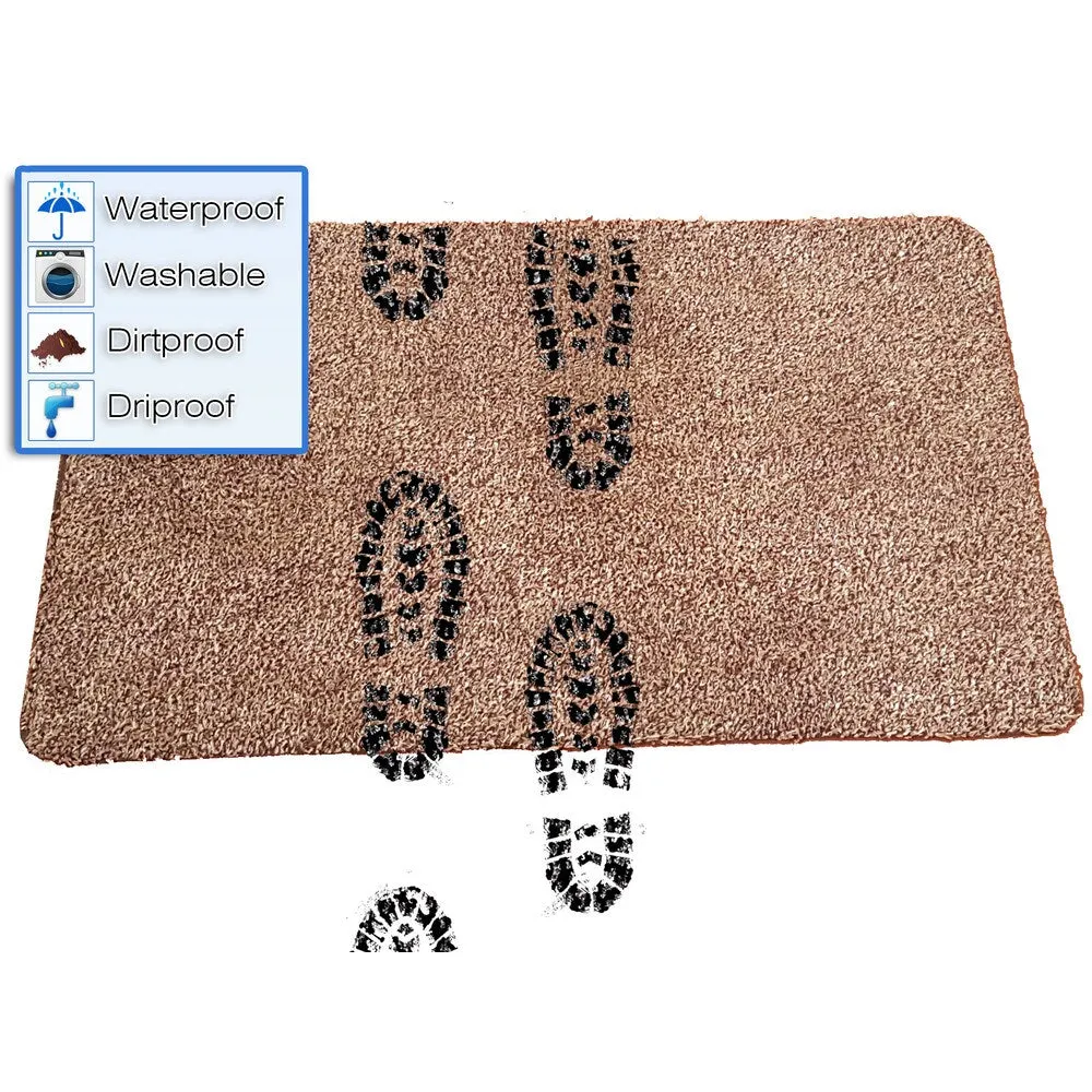 Magic Absorbent Fast Drying Non-slip Clean Step Door Mat (1'6 x 2'4)