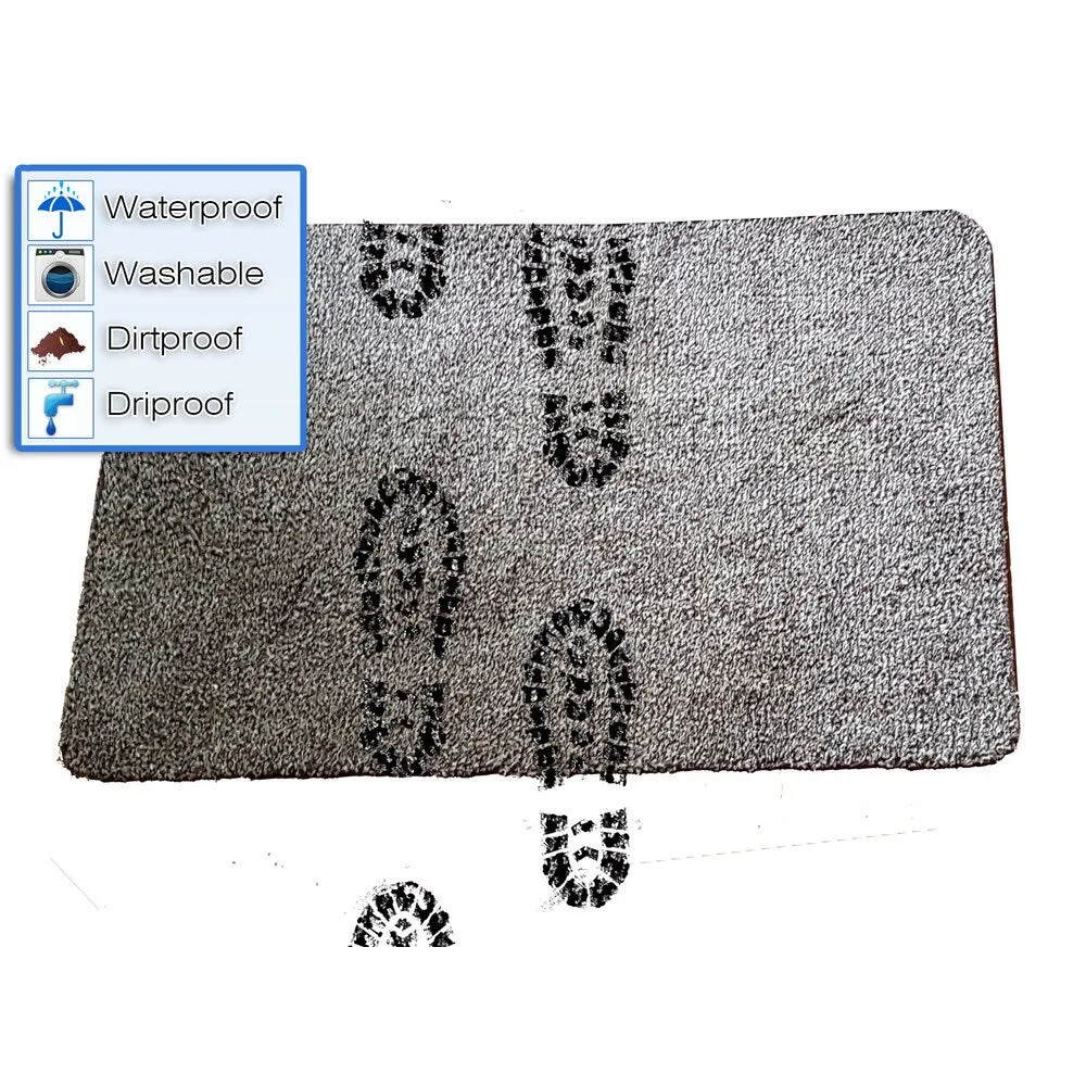 Magic Absorbent Fast Drying Non-slip Clean Step Door Mat (1'6 x 2'4)