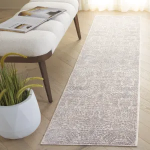 Martha Stewart by SAFAVIEH Ammaria Vintage Rug - Light Grey/Beige - 2' 6 x 10'