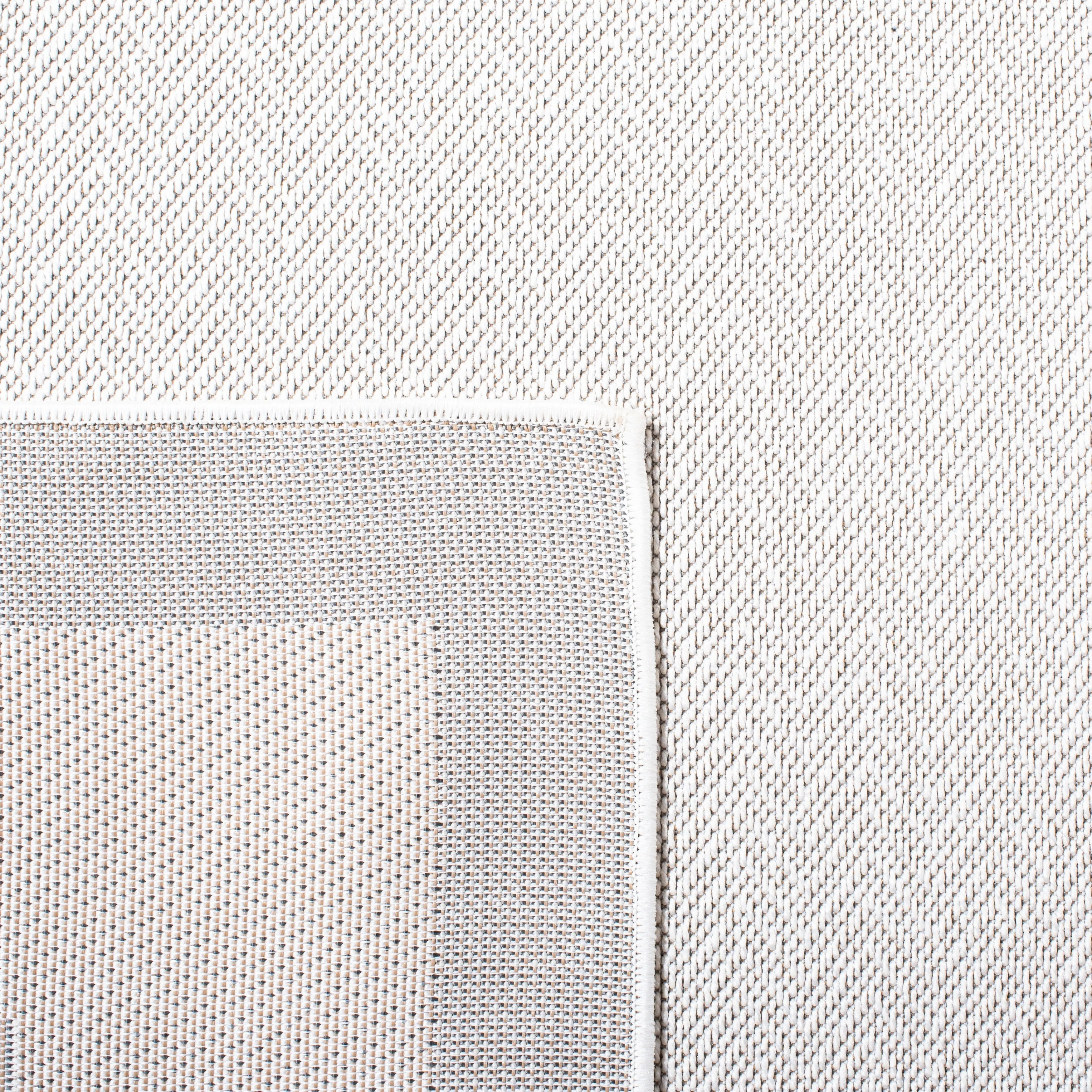 Martha Stewart by SAFAVIEH Washable Temenuzka Indoor/ Outdoor Waterproof Rug - Ivory/Grey - 8' x 10'