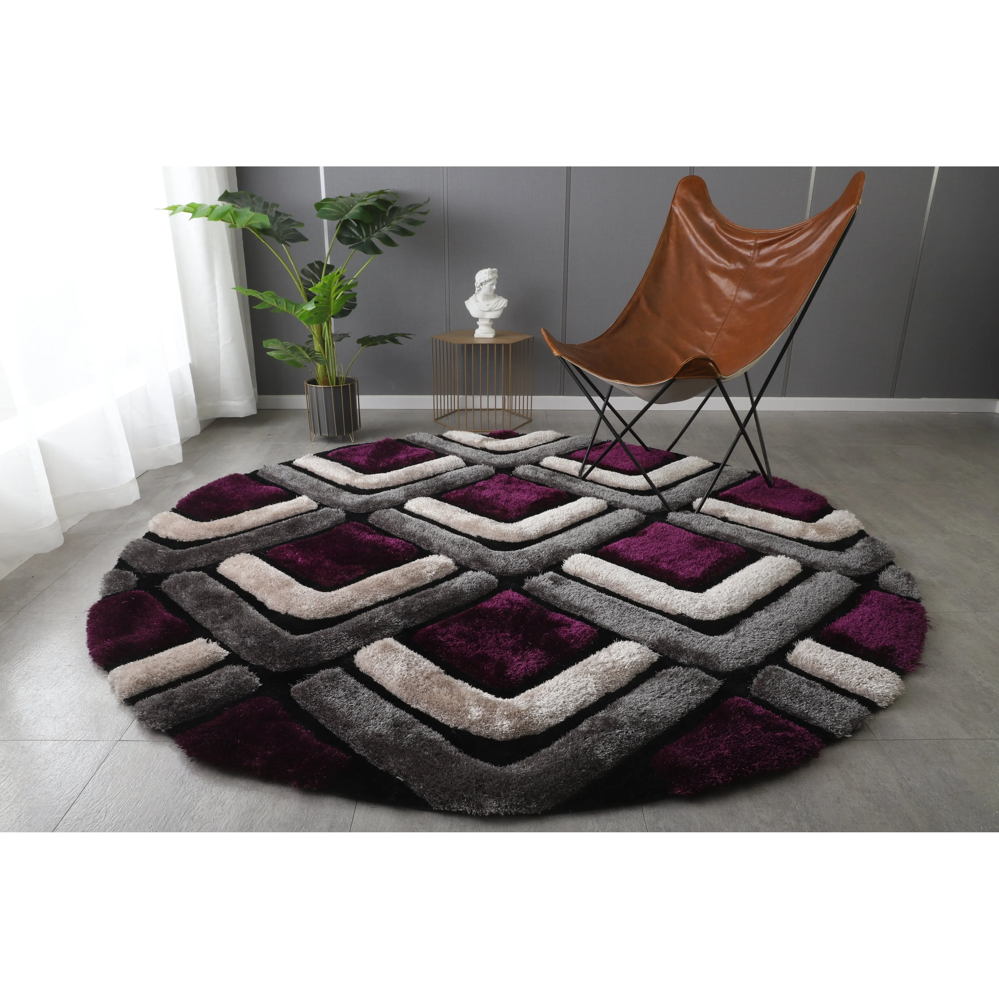Mateos Shag Collection Area Rug