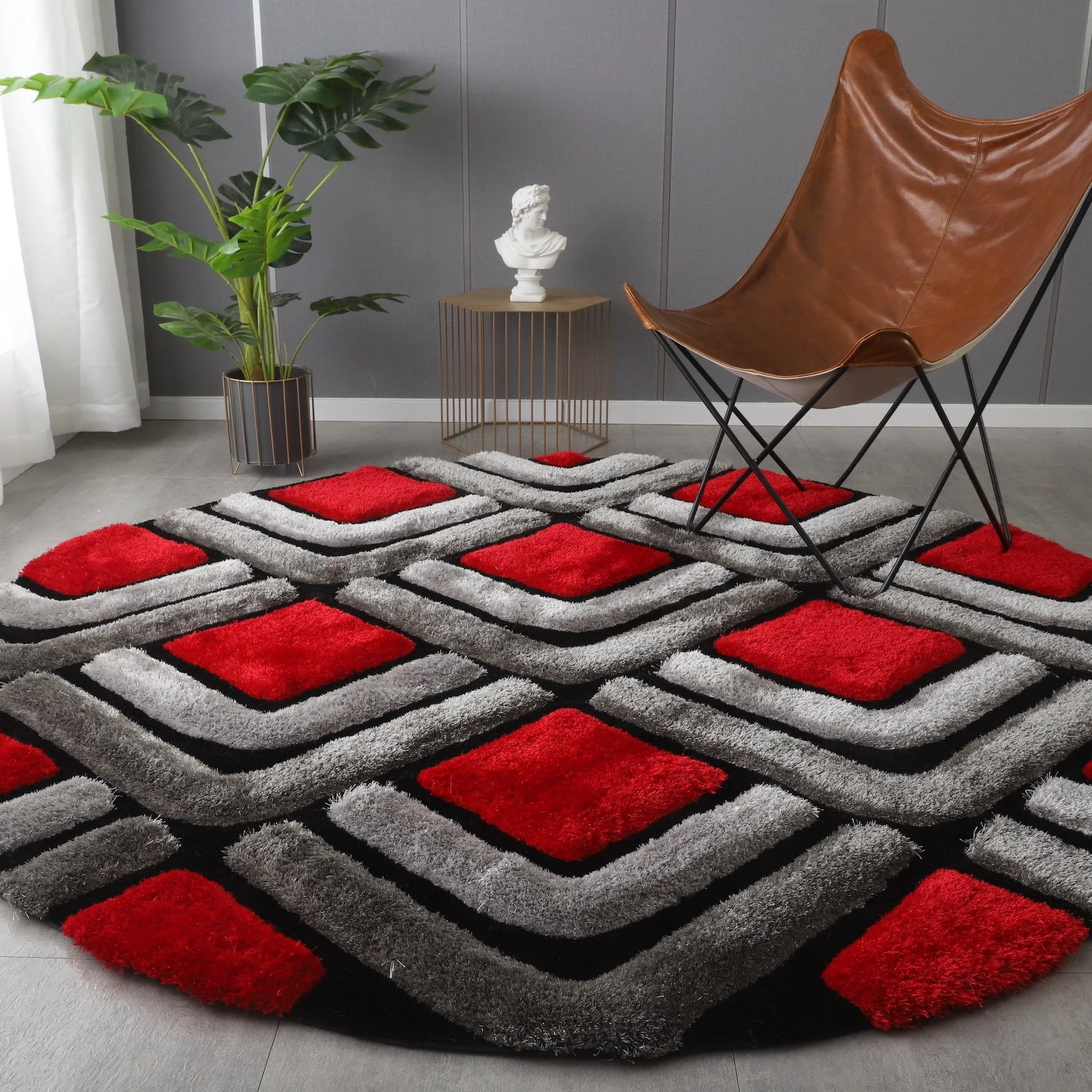 Mateos Shag Collection Area Rug