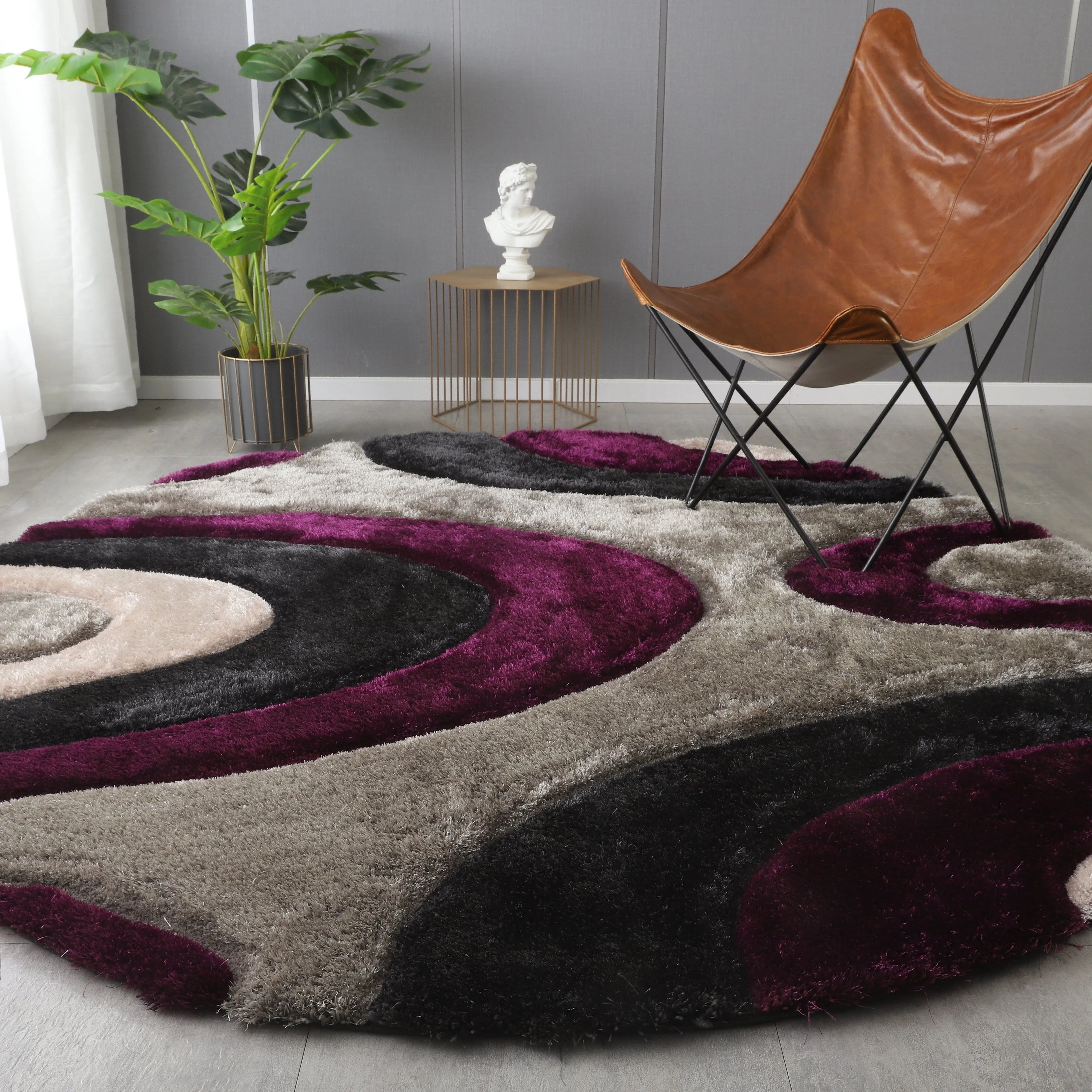 Mateos Shag Collection Area Rug