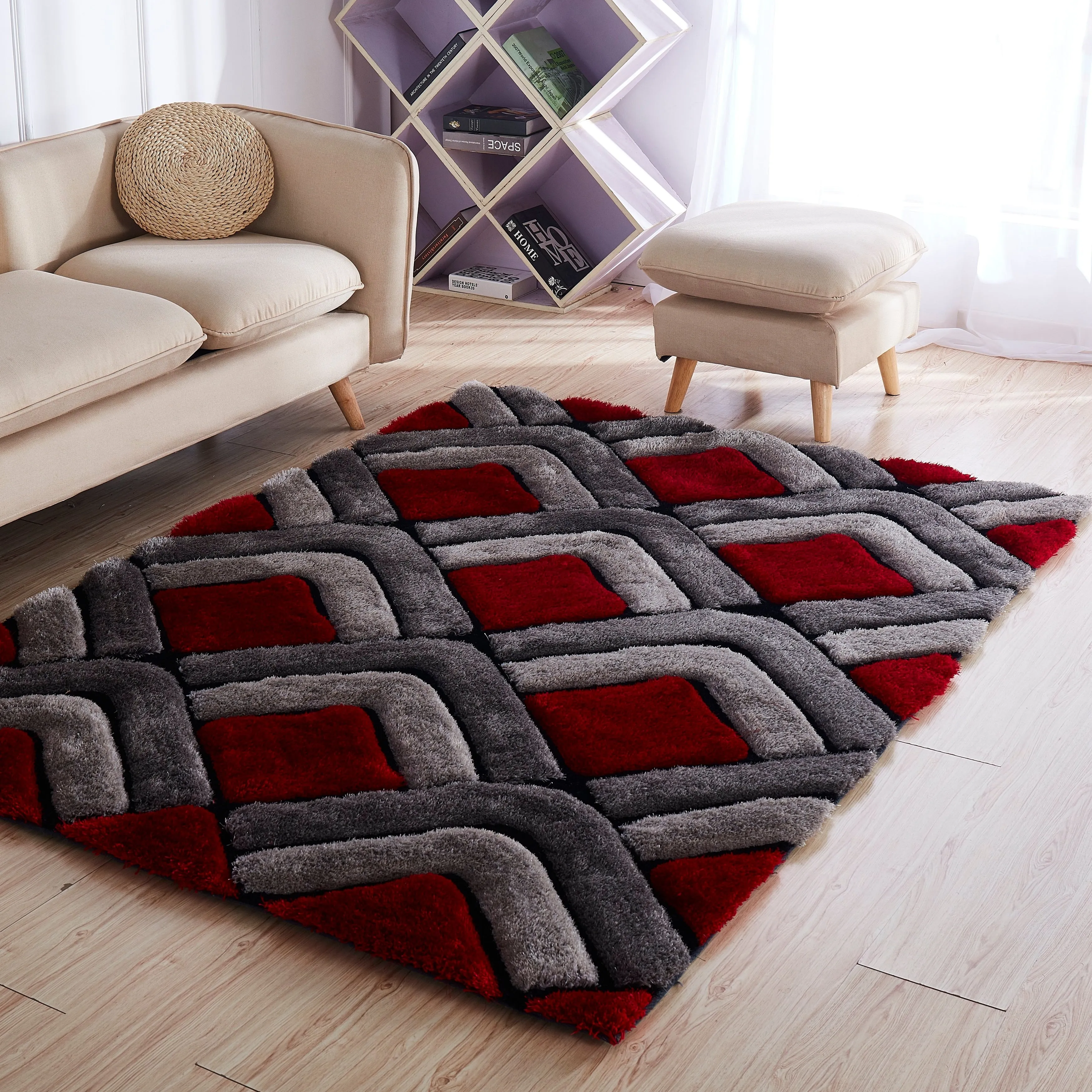 Mateos Shag Collection Area Rug