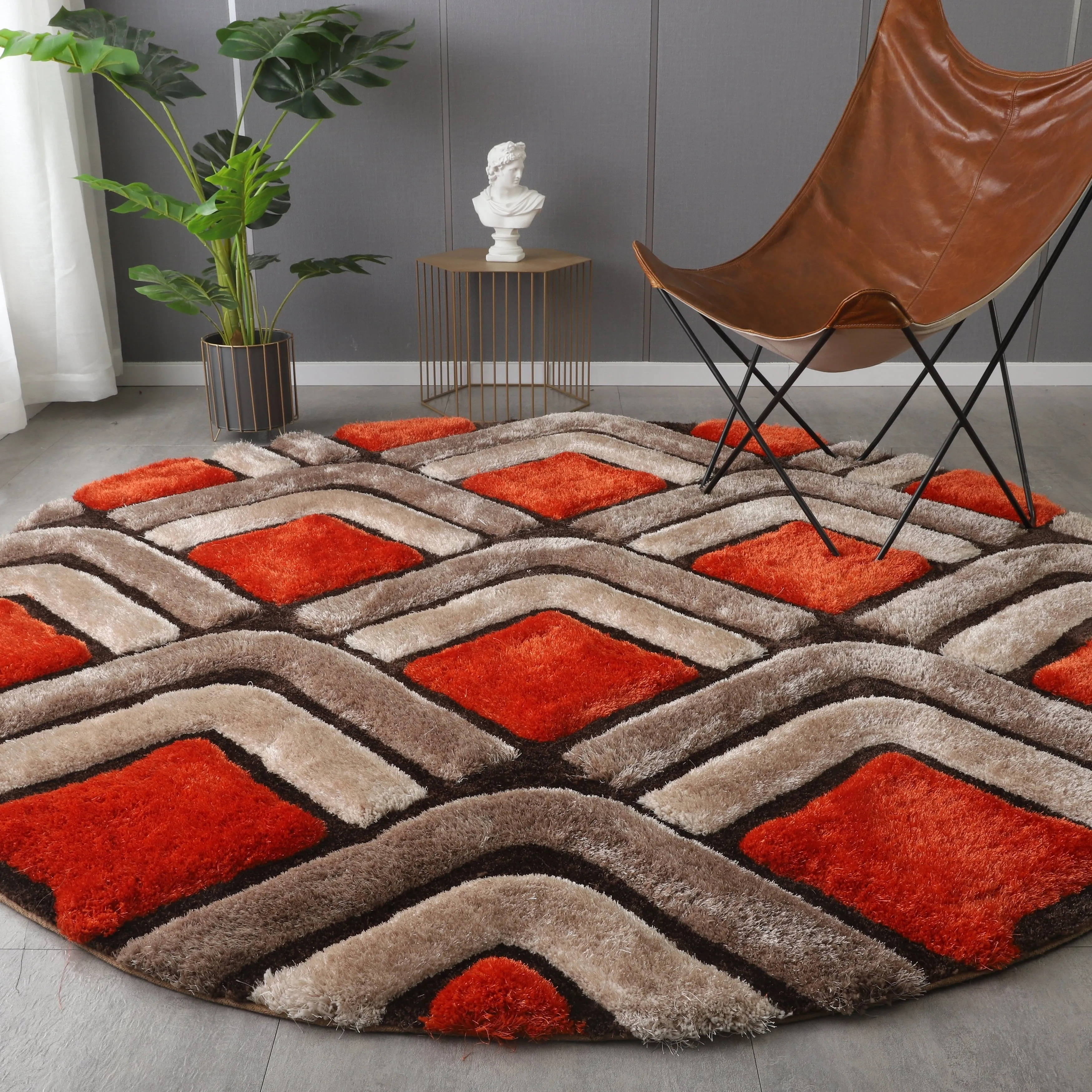 Mateos Shag Collection Area Rug