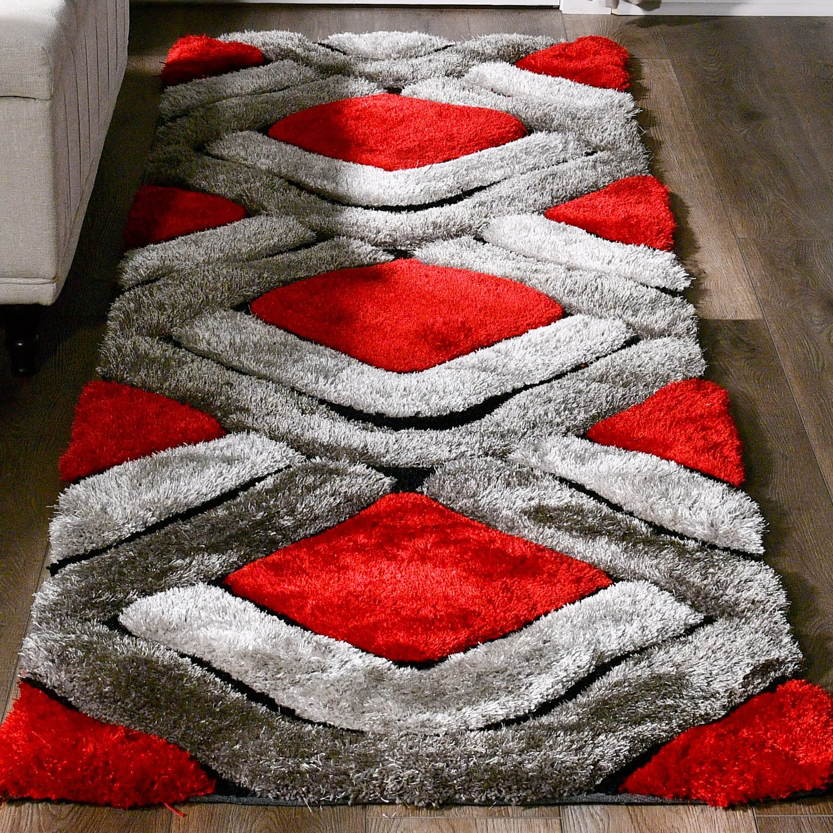 Mateos Shag Collection Area Rug