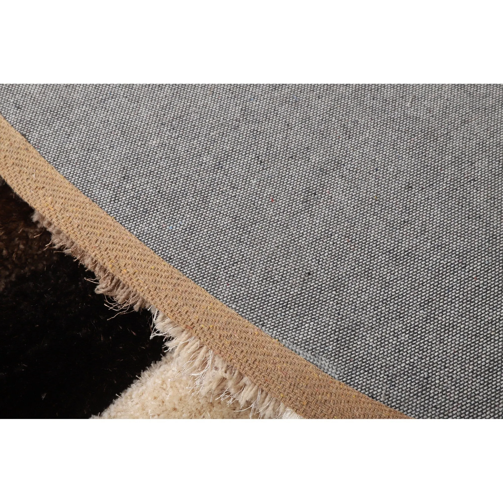 Mateos Shag Collection Geometric Area Rug