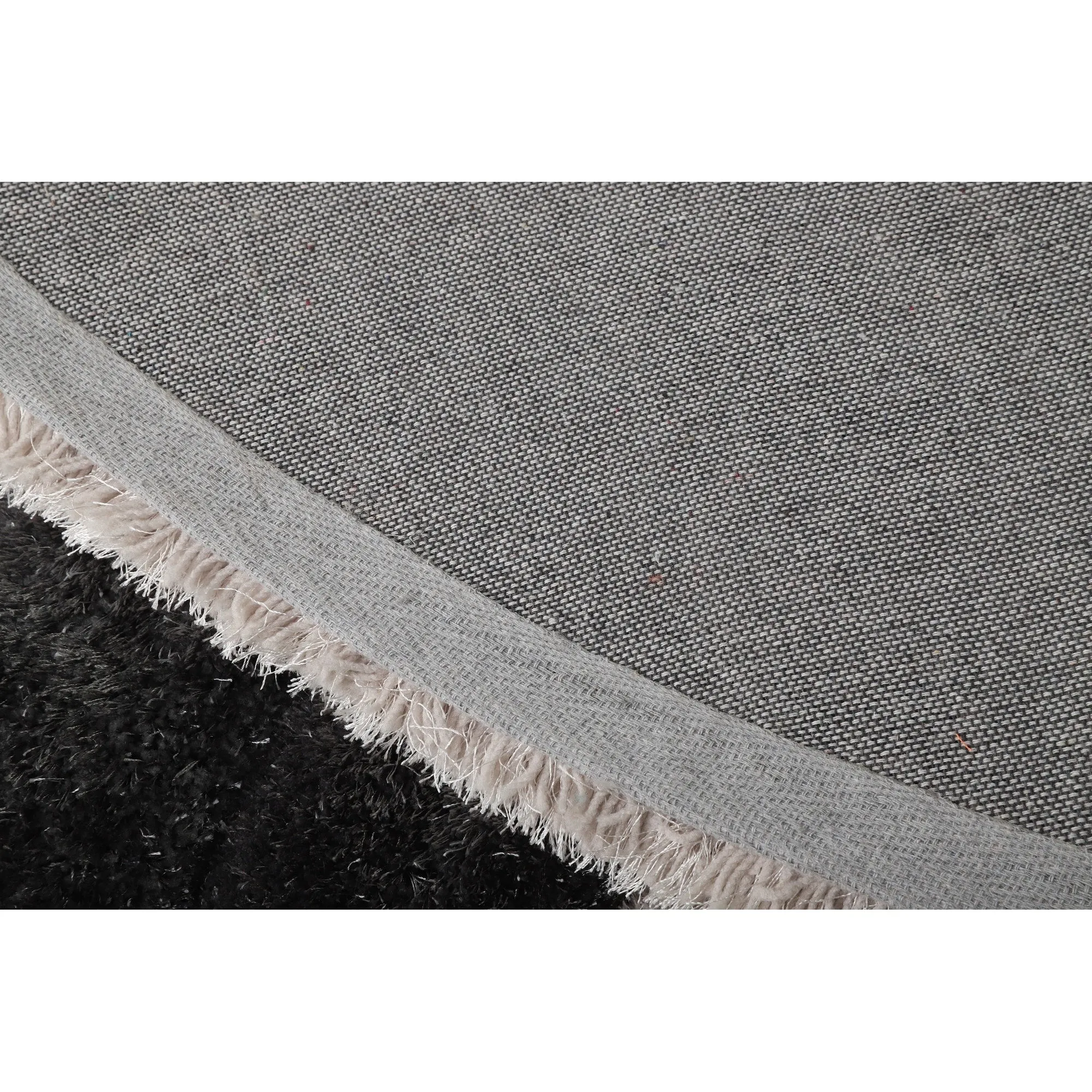 Mateos Shag Collection Geometric Area Rug