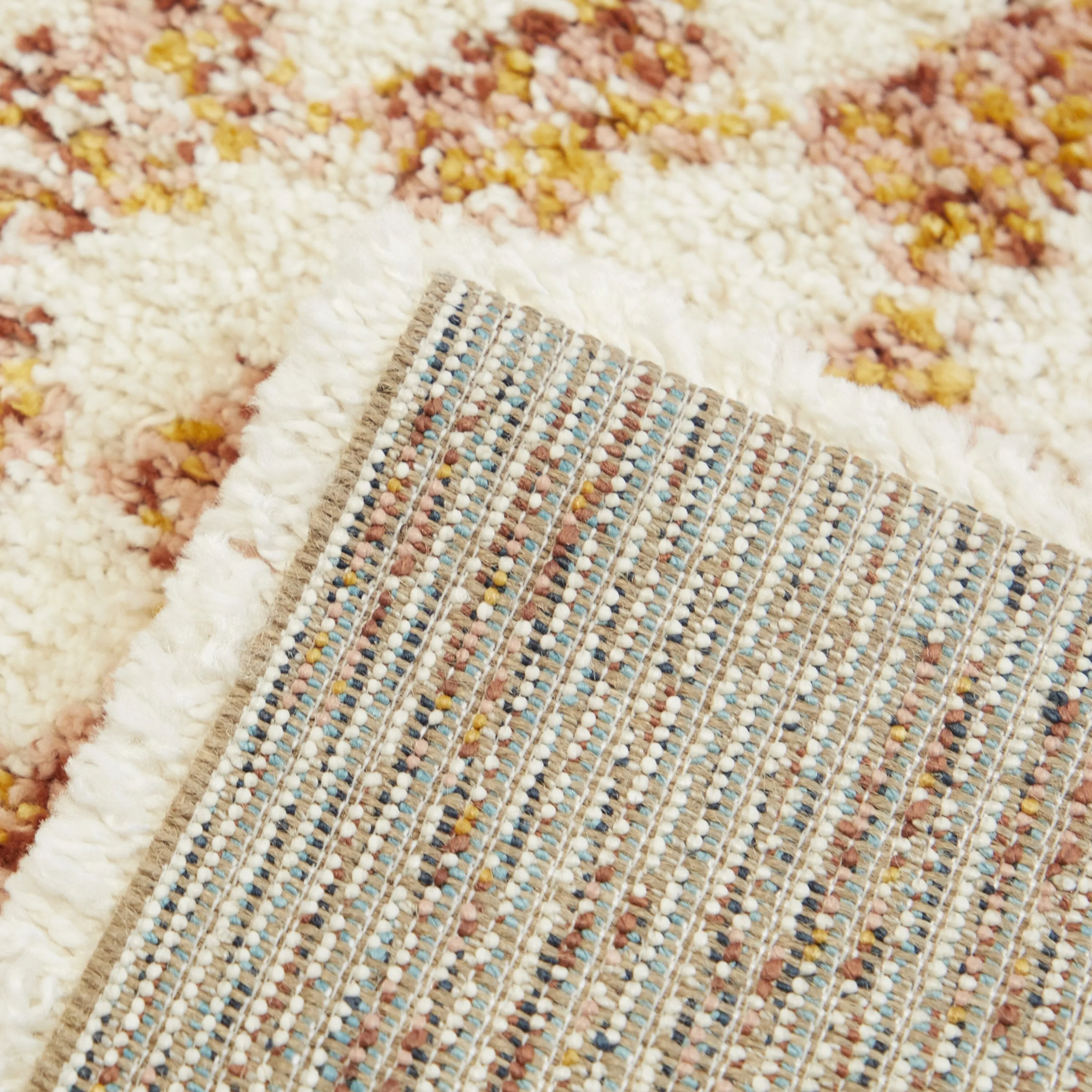 Mendieta Checkered Shag Area Rug