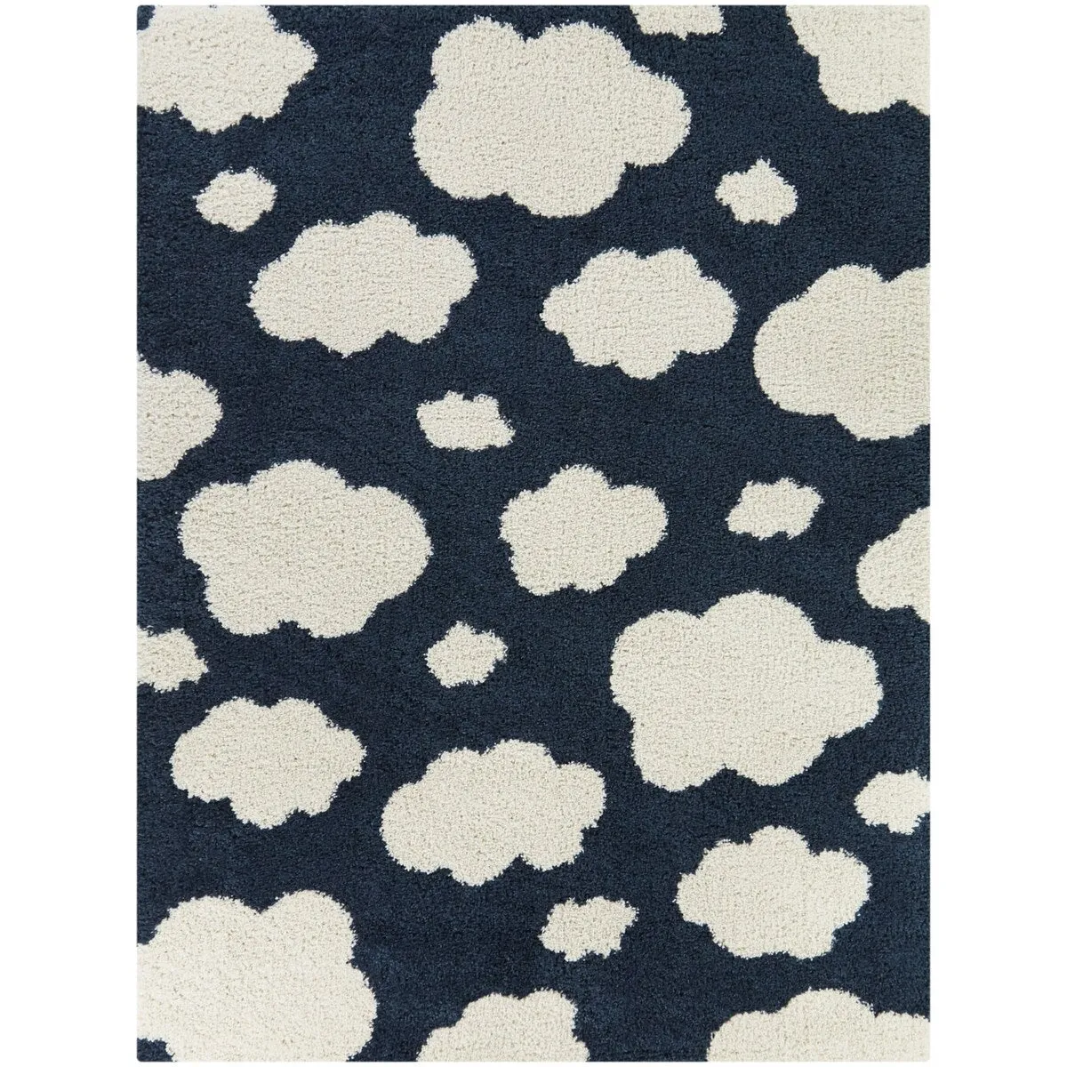 Mod-Tod Clouds Kids Shag Area Rug