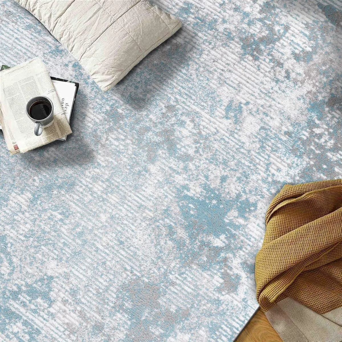 Modern Abstract Whispers Area Rug