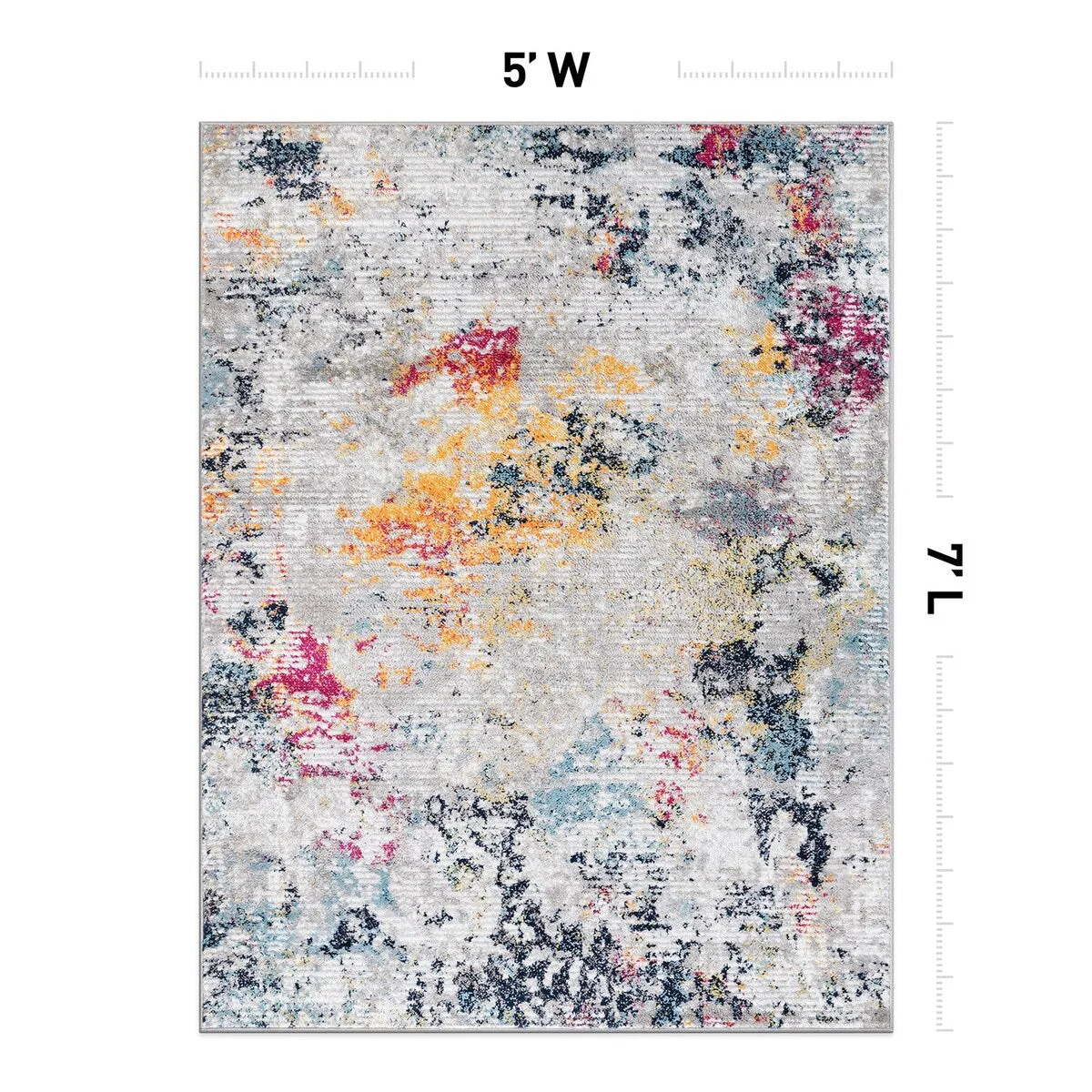 Modern Abstract Whispers Area Rug
