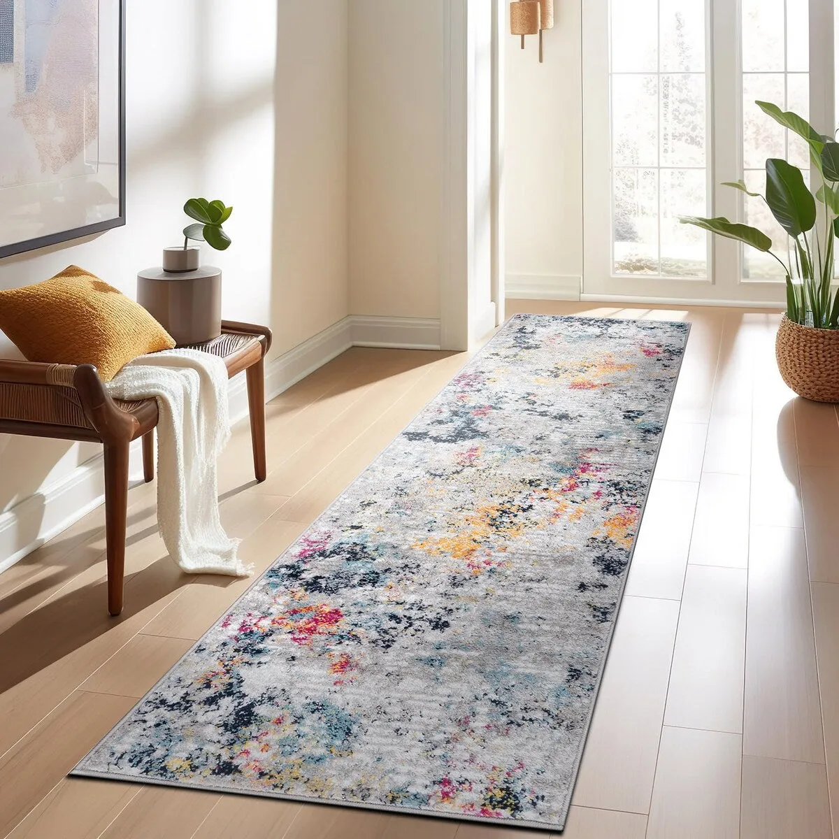 Modern Abstract Whispers Area Rug