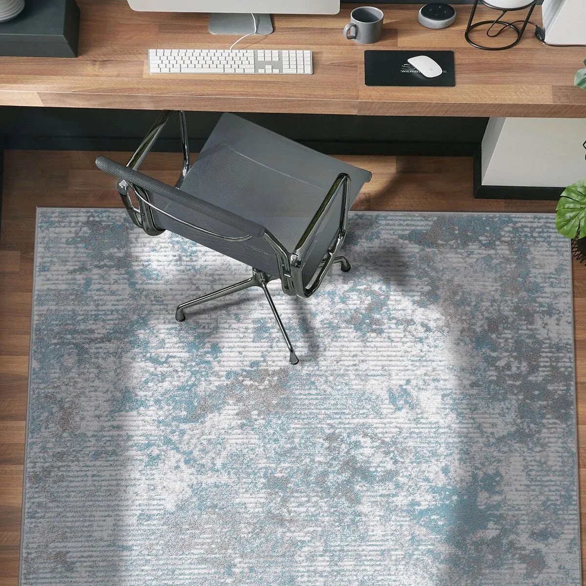 Modern Abstract Whispers Area Rug