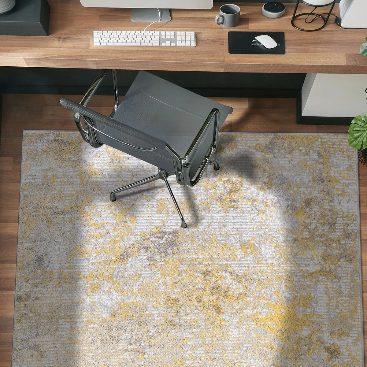 Modern Abstract Whispers Area Rug