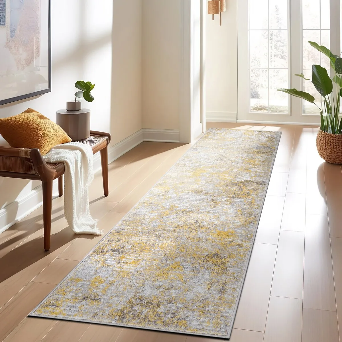 Modern Abstract Whispers Area Rug