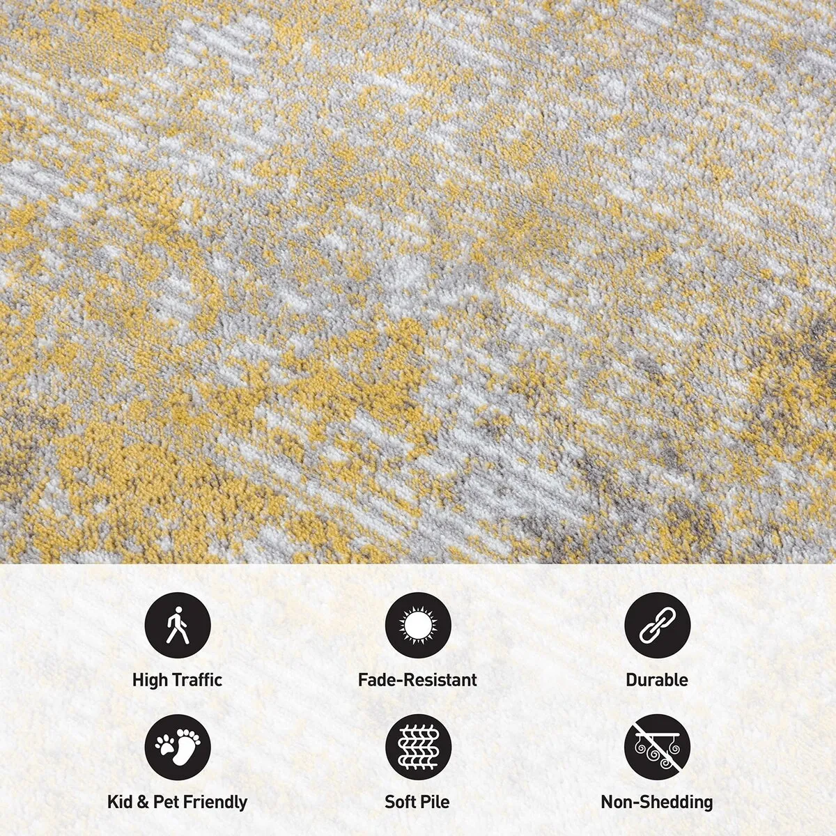 Modern Abstract Whispers Area Rug