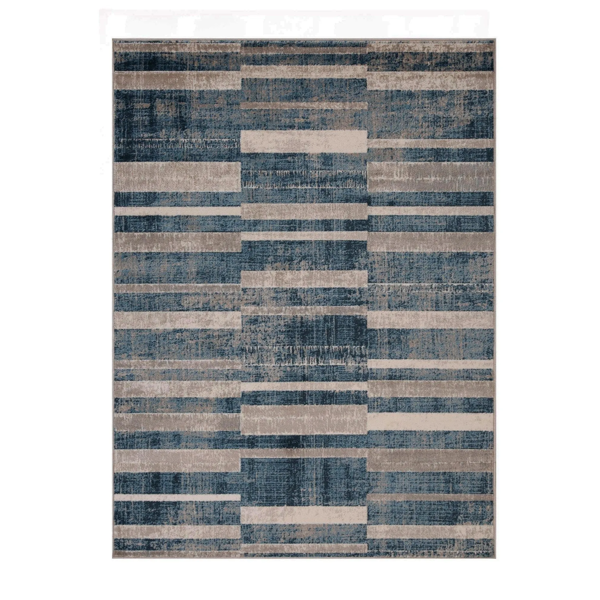 Modern Farmhouse Wide Striped Indoor Runner or Area Rug by Superior