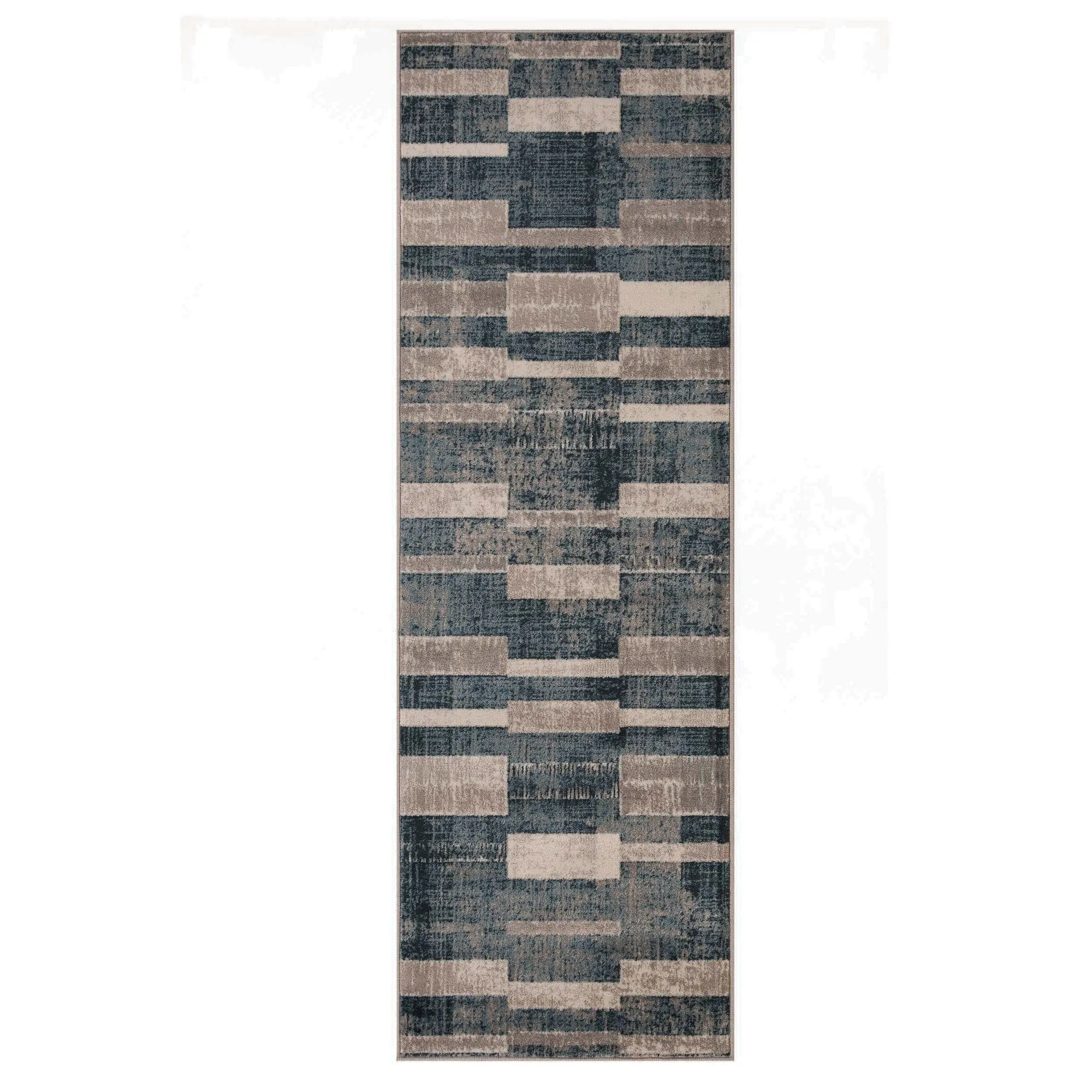 Modern Farmhouse Wide Striped Indoor Runner or Area Rug by Superior