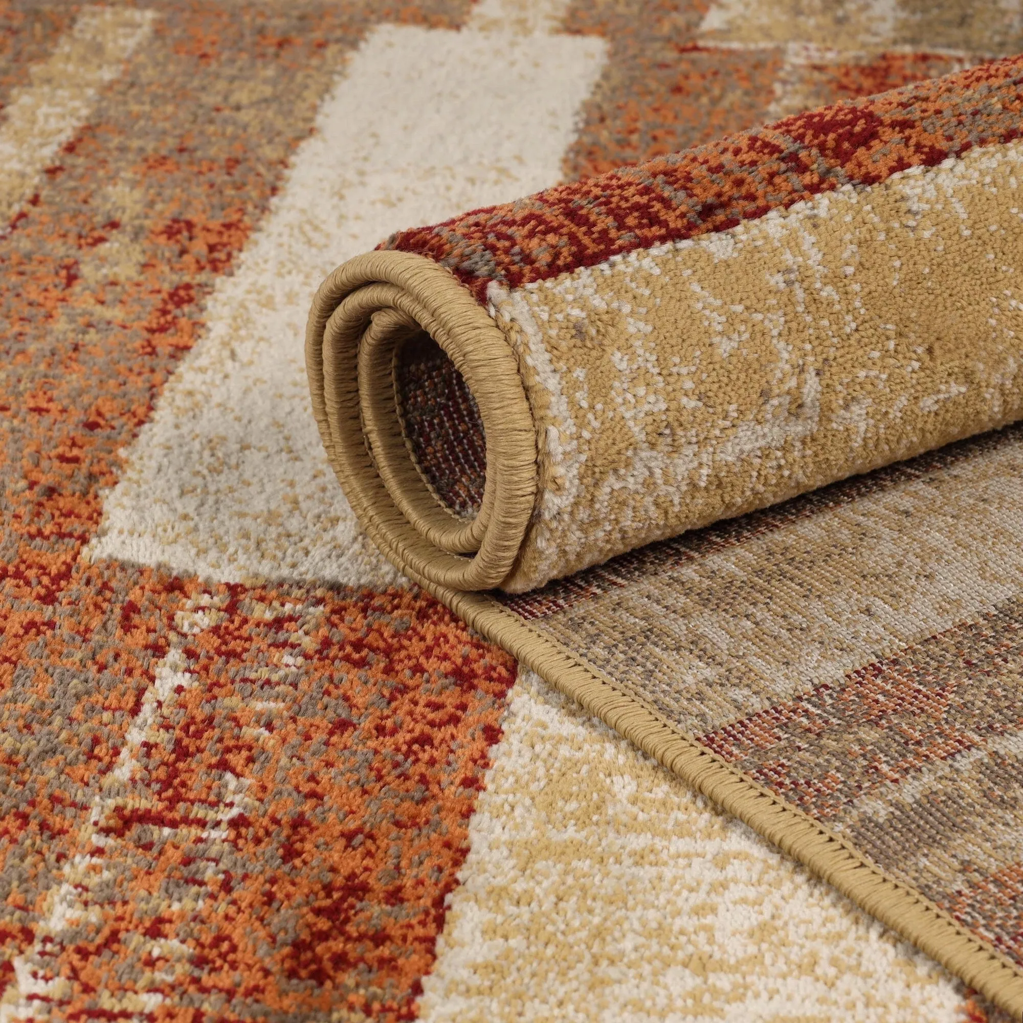 Modern Farmhouse Wide Striped Indoor Runner or Area Rug by Superior