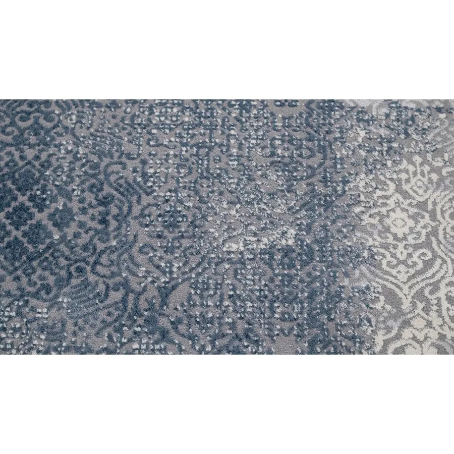 Modern Transitional Loane Grey Blue Rug