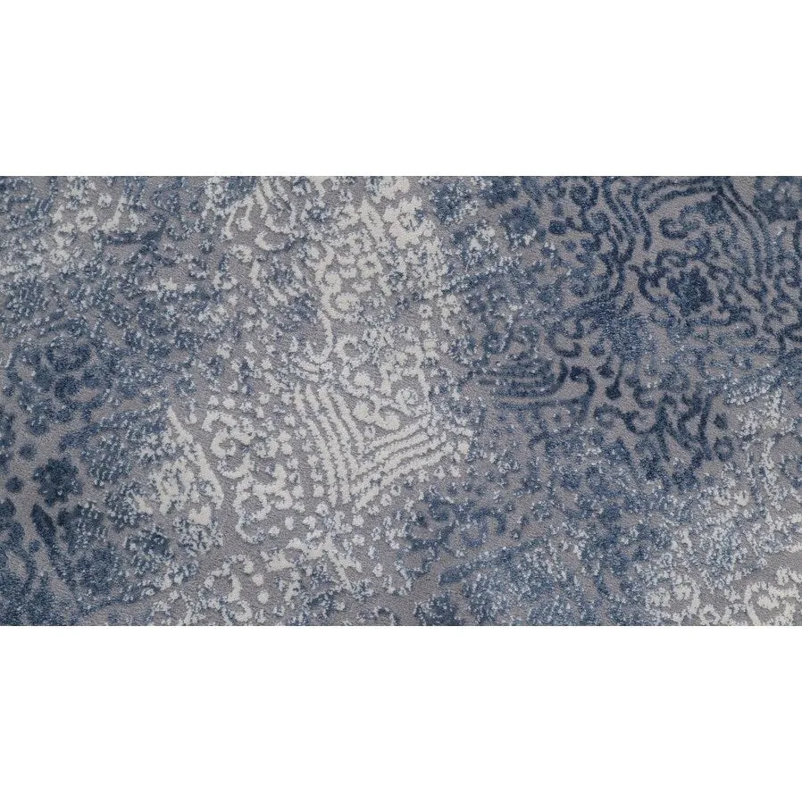Modern Transitional Loane Grey Blue Rug