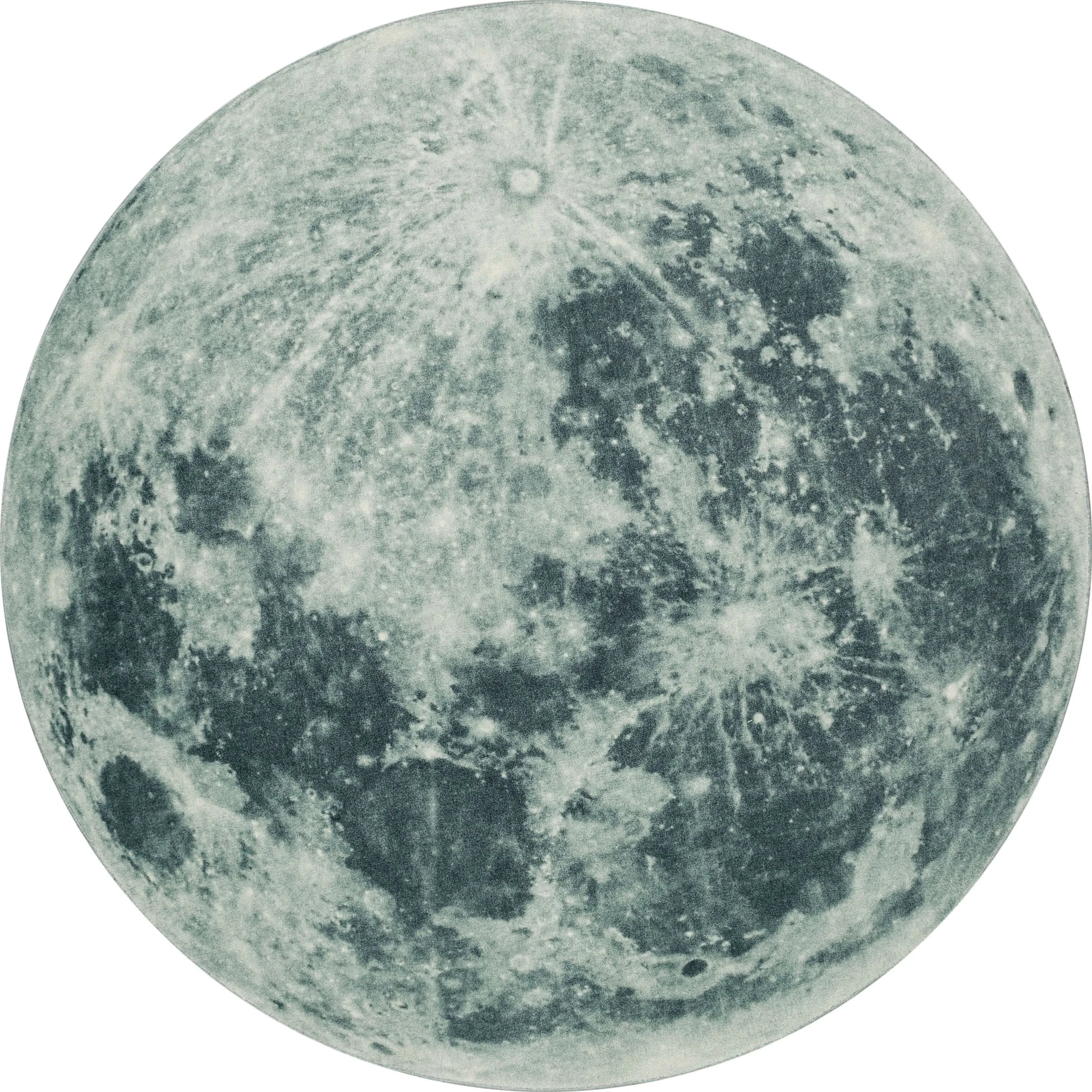 Mohawk Home Grey Moon Realistic Area Rug