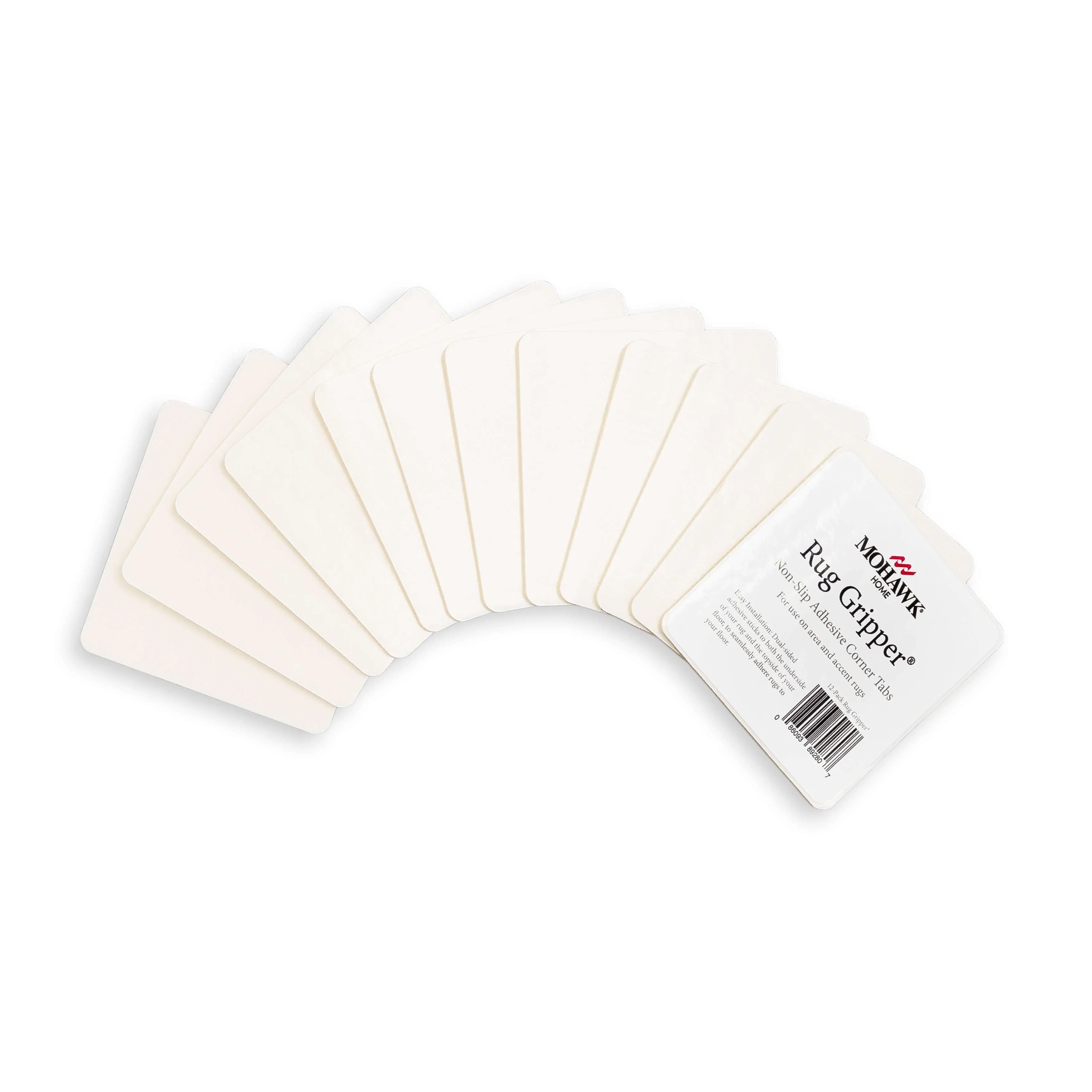 Mohawk Home Gripper Tab Pack for Area Rugs - White