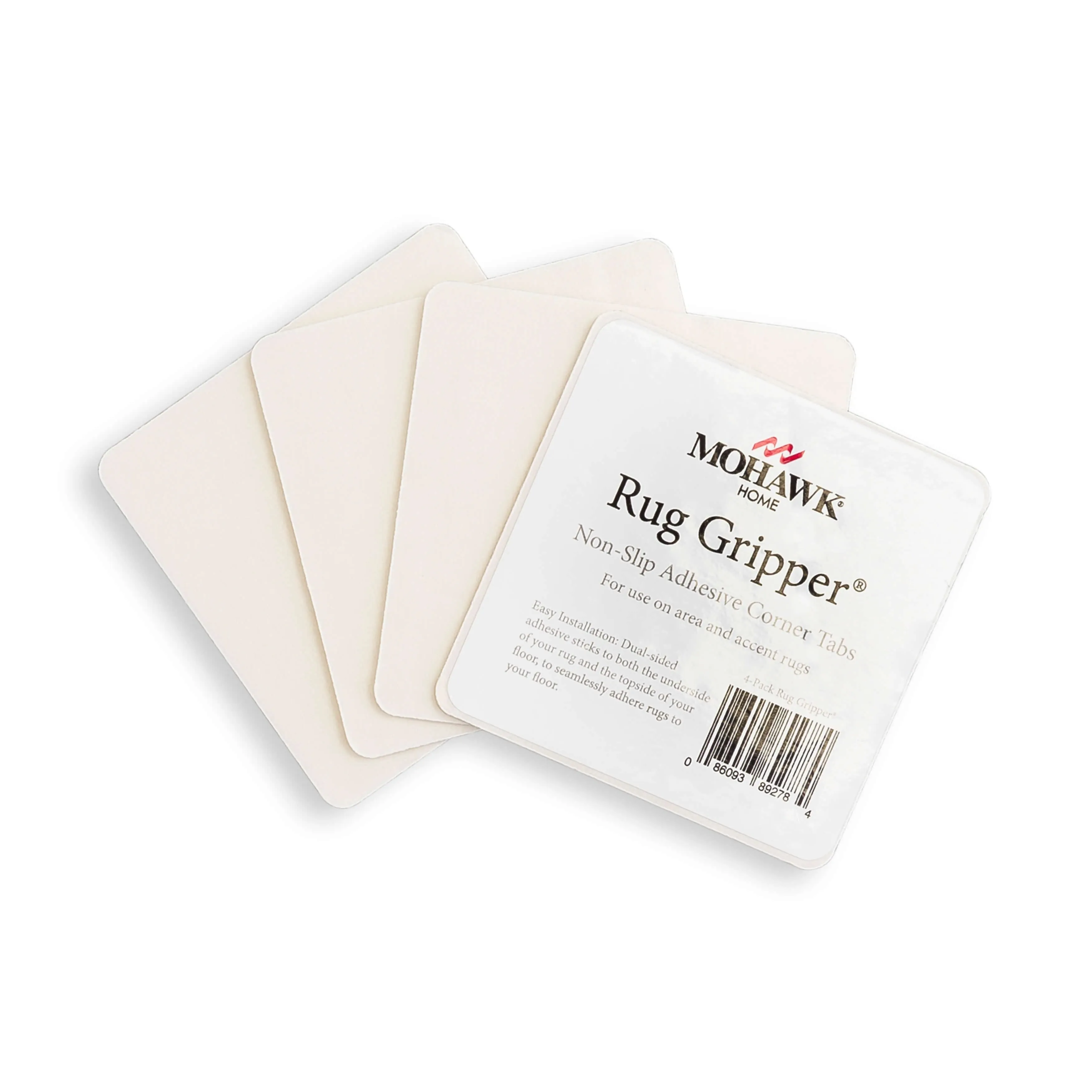 Mohawk Home Gripper Tab Pack for Area Rugs - White