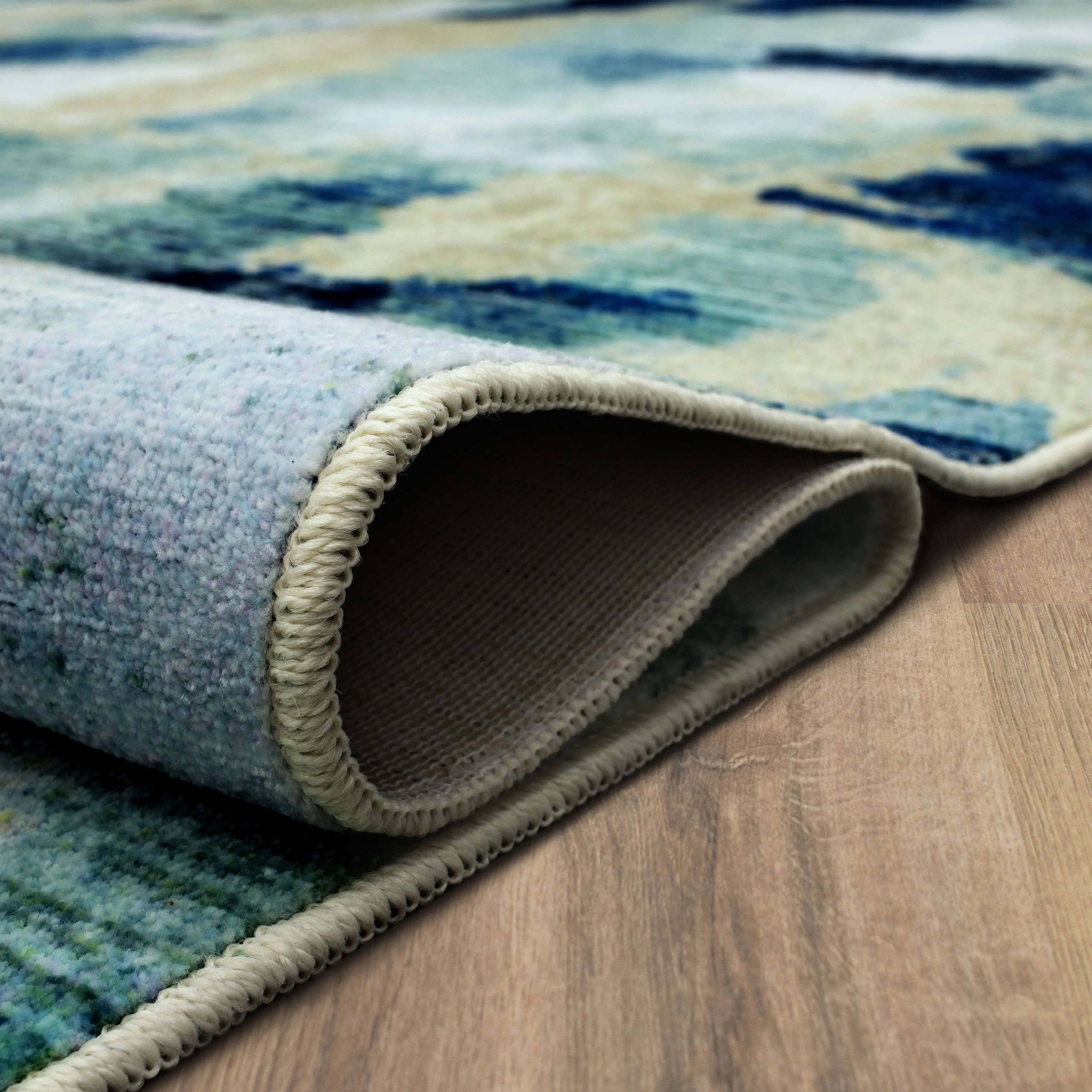 Mohawk home Lyamm Blue Area Rug