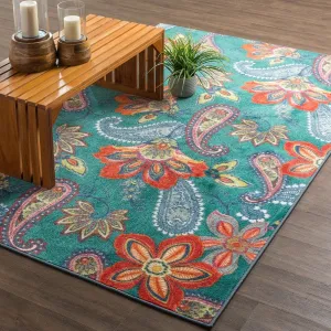Mohawk Home Whinston Paisley Floral Area Rug