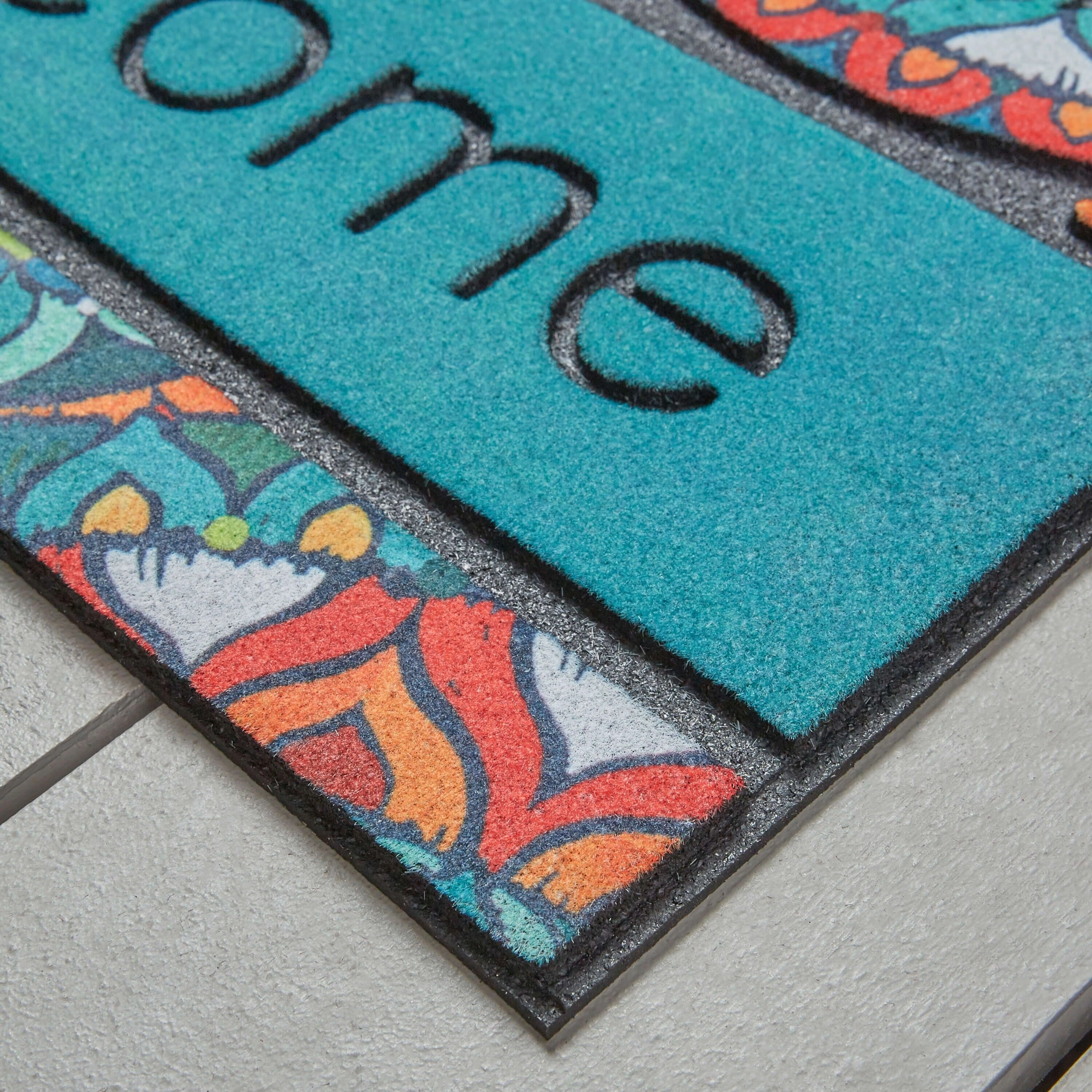 Mohawk Home Welcome Bohemian All Weather Recycled Rubber Door Mat