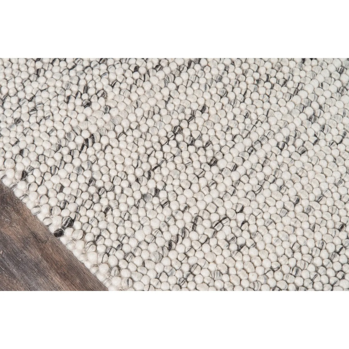Momeni Andes Hand-woven Ivory Wool/Viscose Area Rug