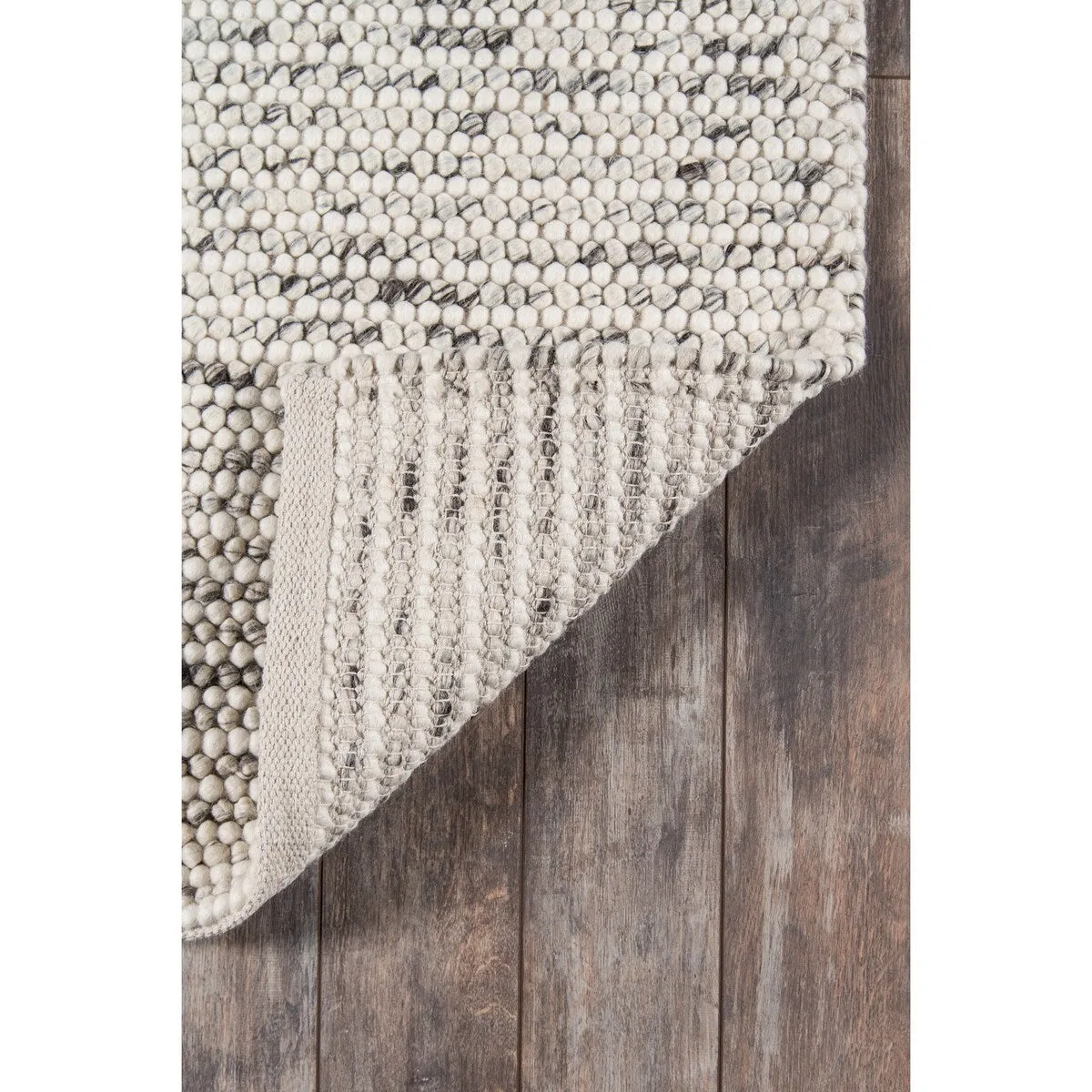 Momeni Andes Hand-woven Ivory Wool/Viscose Area Rug