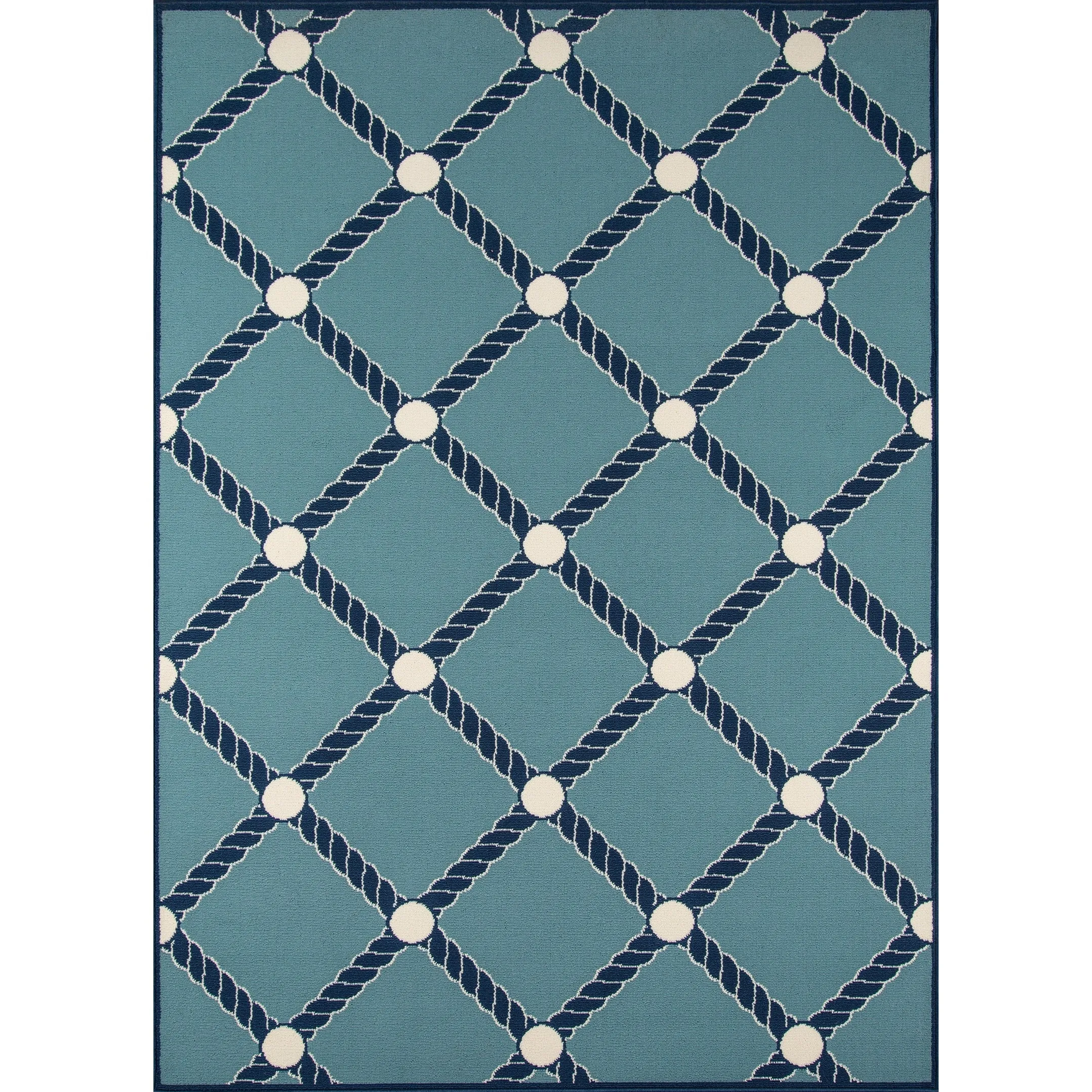 Momeni Baja Nautical Rope Indoor Outdoor Rug