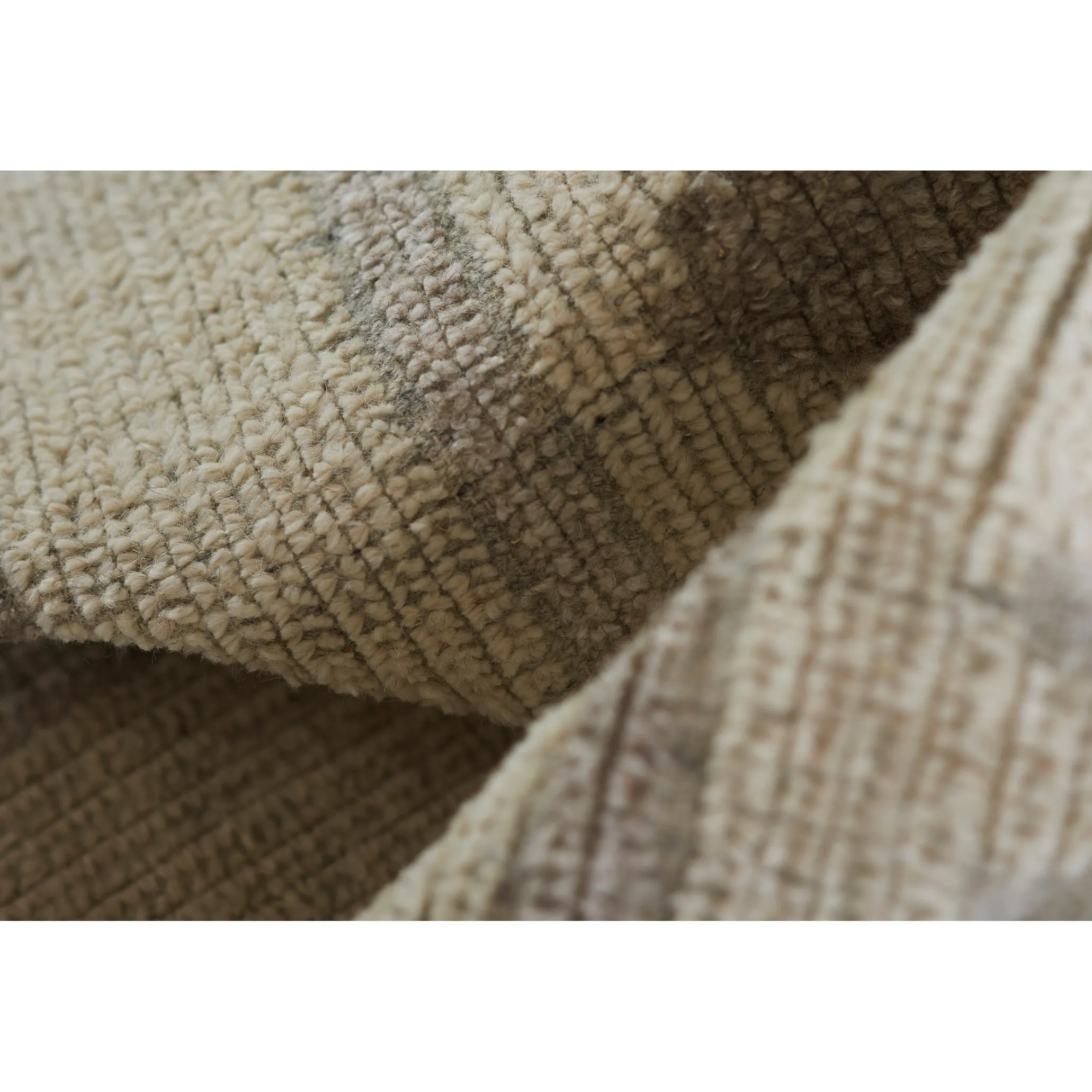 Momeni Bristol Geometric Hand Woven Wool and Cotton Ivory Area Rug