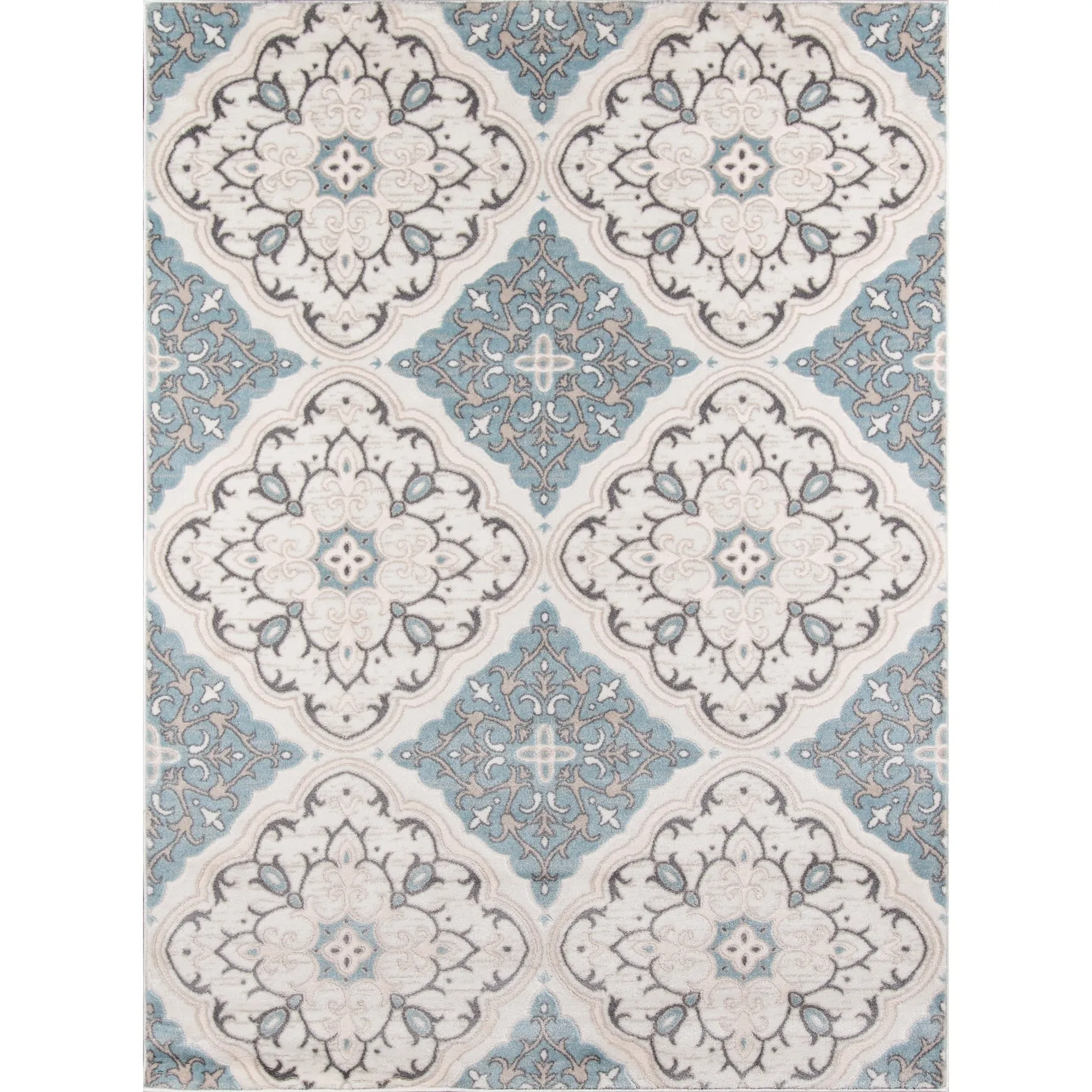 Momeni Brooklyn Heights Polyester Blend Damask Area Rug