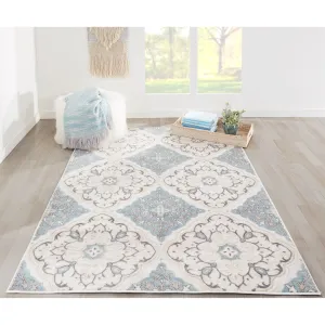 Momeni Brooklyn Heights Polyester Blend Damask Area Rug