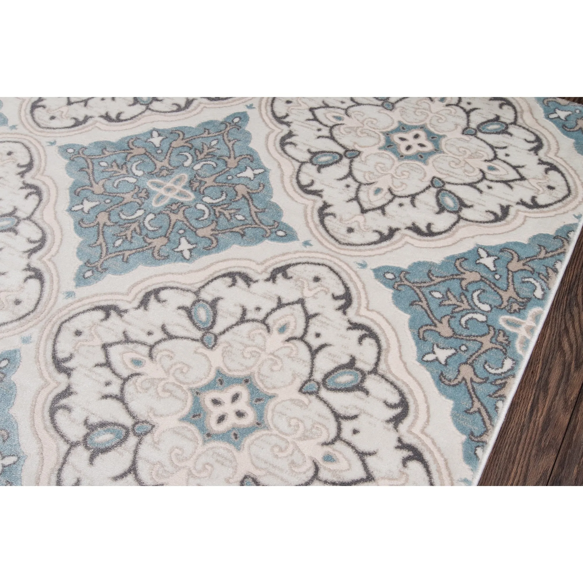 Momeni Brooklyn Heights Polyester Blend Damask Area Rug